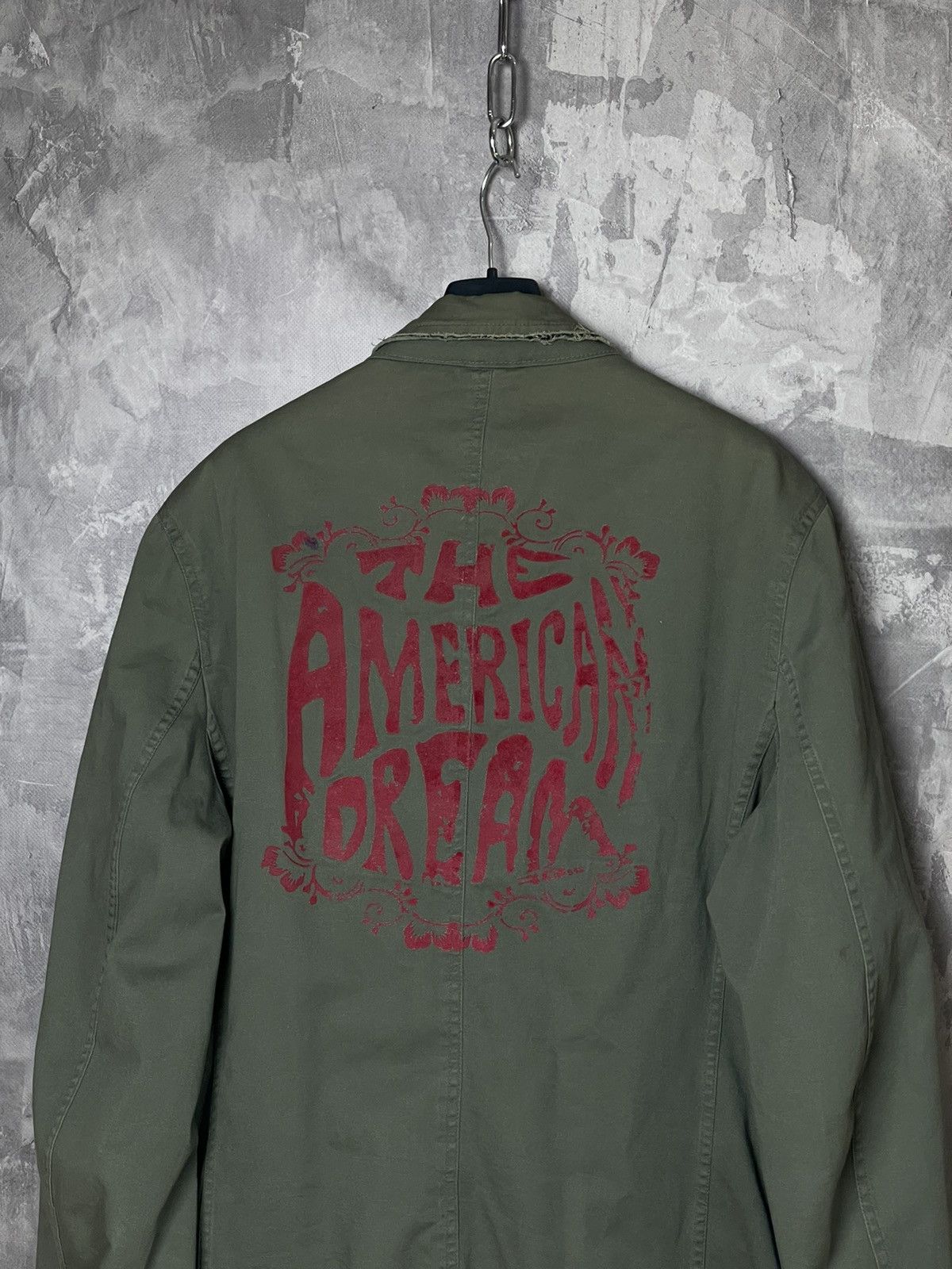 Japanese Brand × Vintage Vintage Big Logo American Retro 90s Blazer Cotton Jacket Size US L / EU 52-54 / 3 - 2 Thumbnail