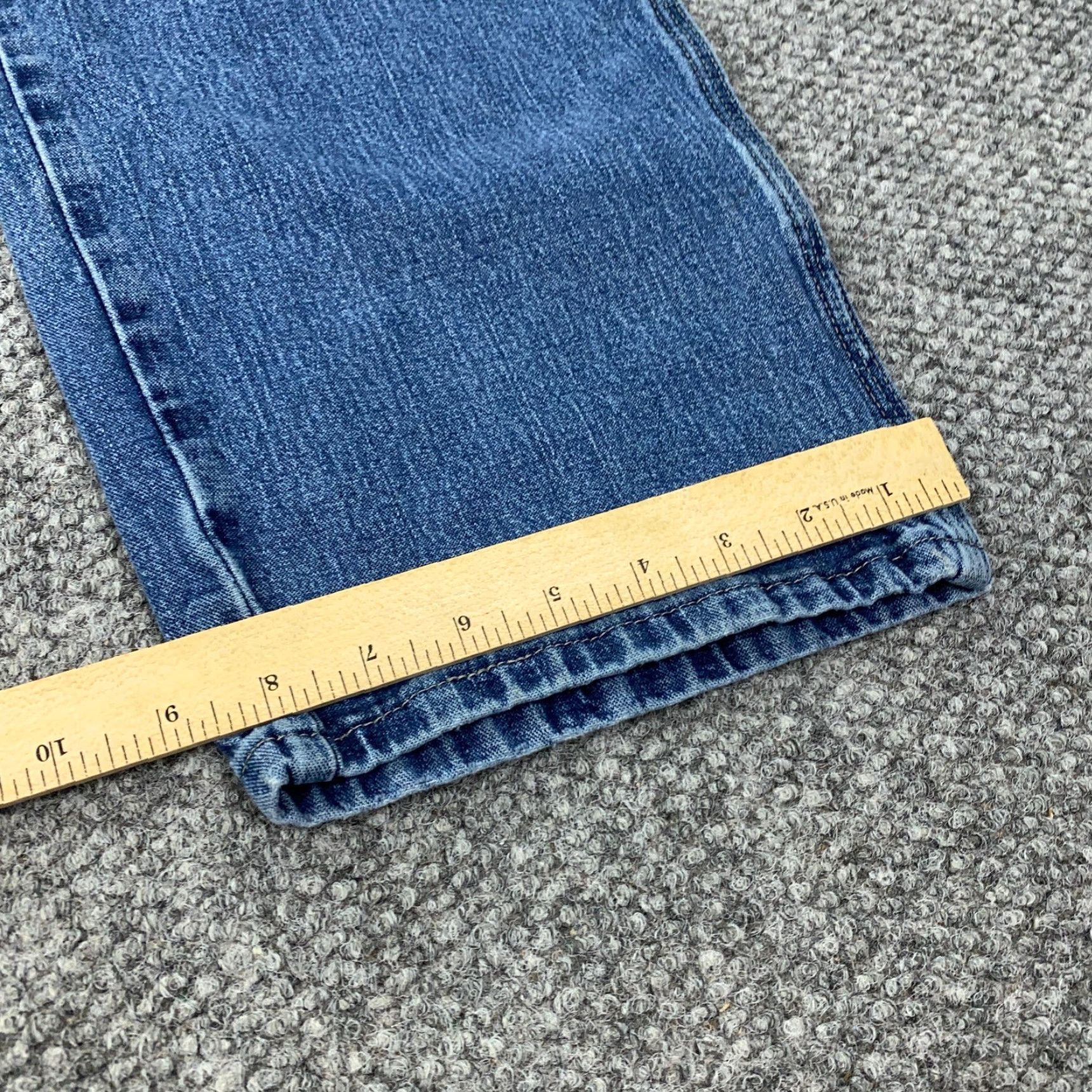 Wrangler VINTAGE Wrangler Jeans Mens 38x32 Blue Straight Denim Stretch 5-Pocket Design Size US 38 / EU 54 - 7 Thumbnail