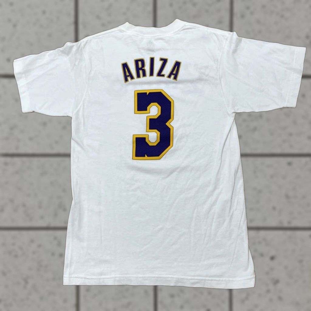 Adidas ADIDAS T Shirt NBA Lakers Trevor Ariza 3 Mens S White LA Purple Gold Basketball Shirt Size US S / EU 44-46 / 1 - 1 Thumbnail
