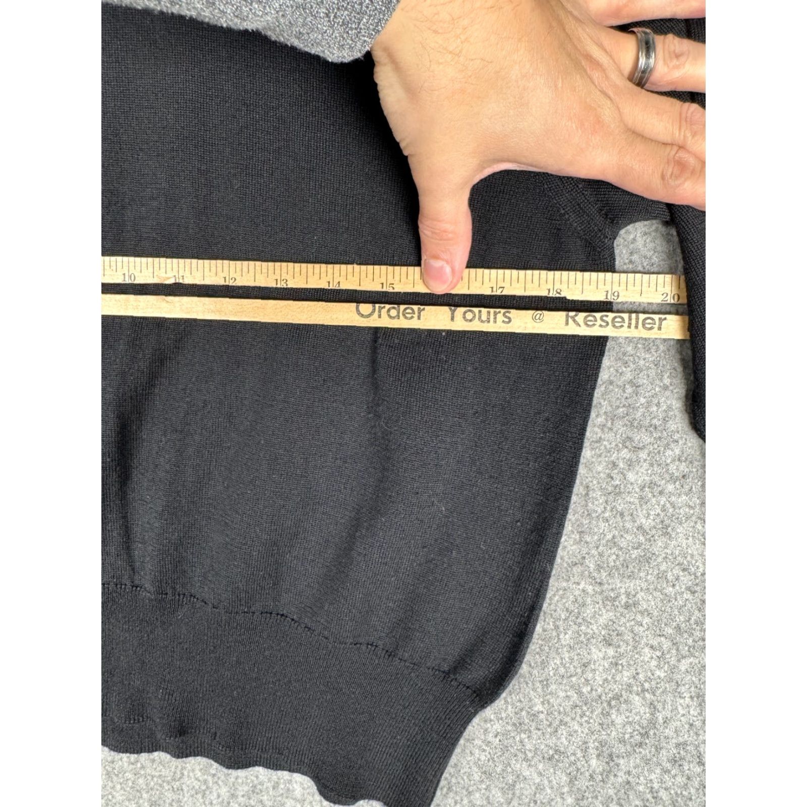 Ballantyne Ballantyne Sweater Unisex Adults Size 40 Black Wool Crew Neck Zip Pullover 2000 Merino Scotland Vintage No Size S / US 4 / IT 40 - 6 Thumbnail