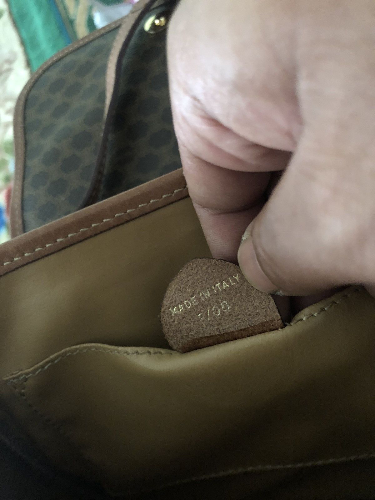 Celine × Vintage Celine Monogram Leather Clutch Bag Size ONE SIZE - 8 Thumbnail
