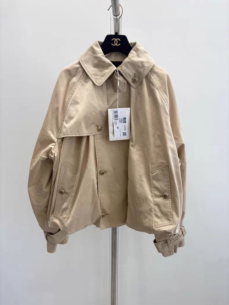 Chanel Chanel Khaki short windbreaker Size XS / US 0-2 / IT 36-38 - 1 Thumbnail