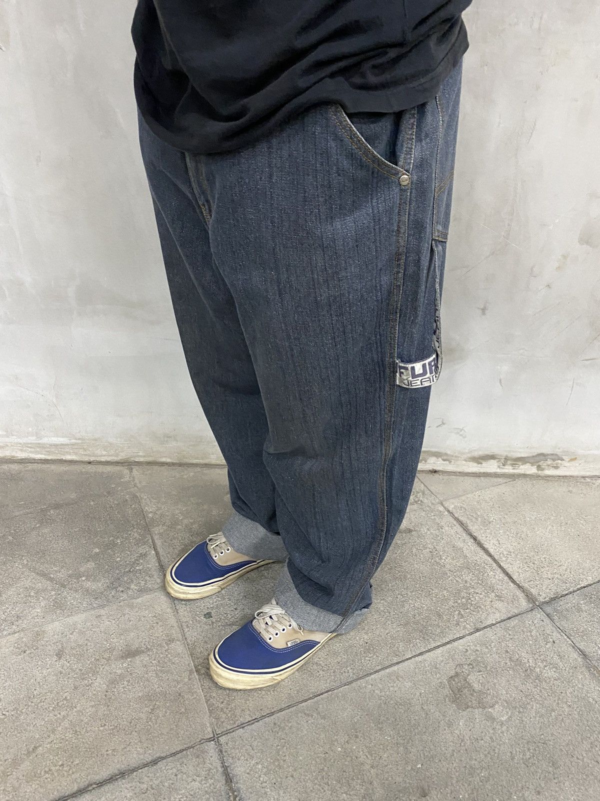 Fubu Vintage Y2K Fubu Denim Carpenter Logo Embroidery Size US 34 / EU 50 - 4 Thumbnail