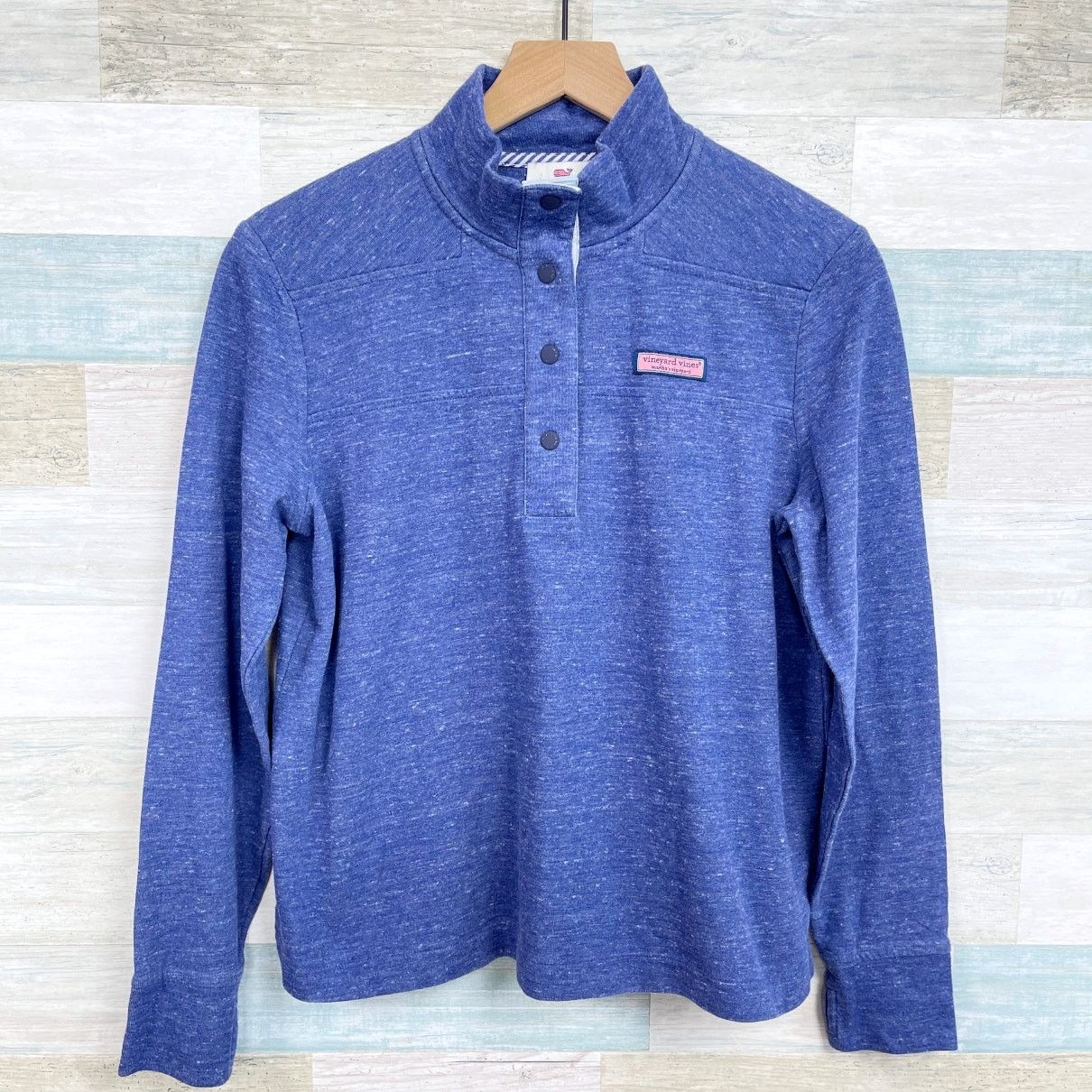Vineyard Vines Vineyard Vines 1/4 Snap Placket Pullover Sweater Women Small Size S / US 4 / IT 40 - 1 Thumbnail
