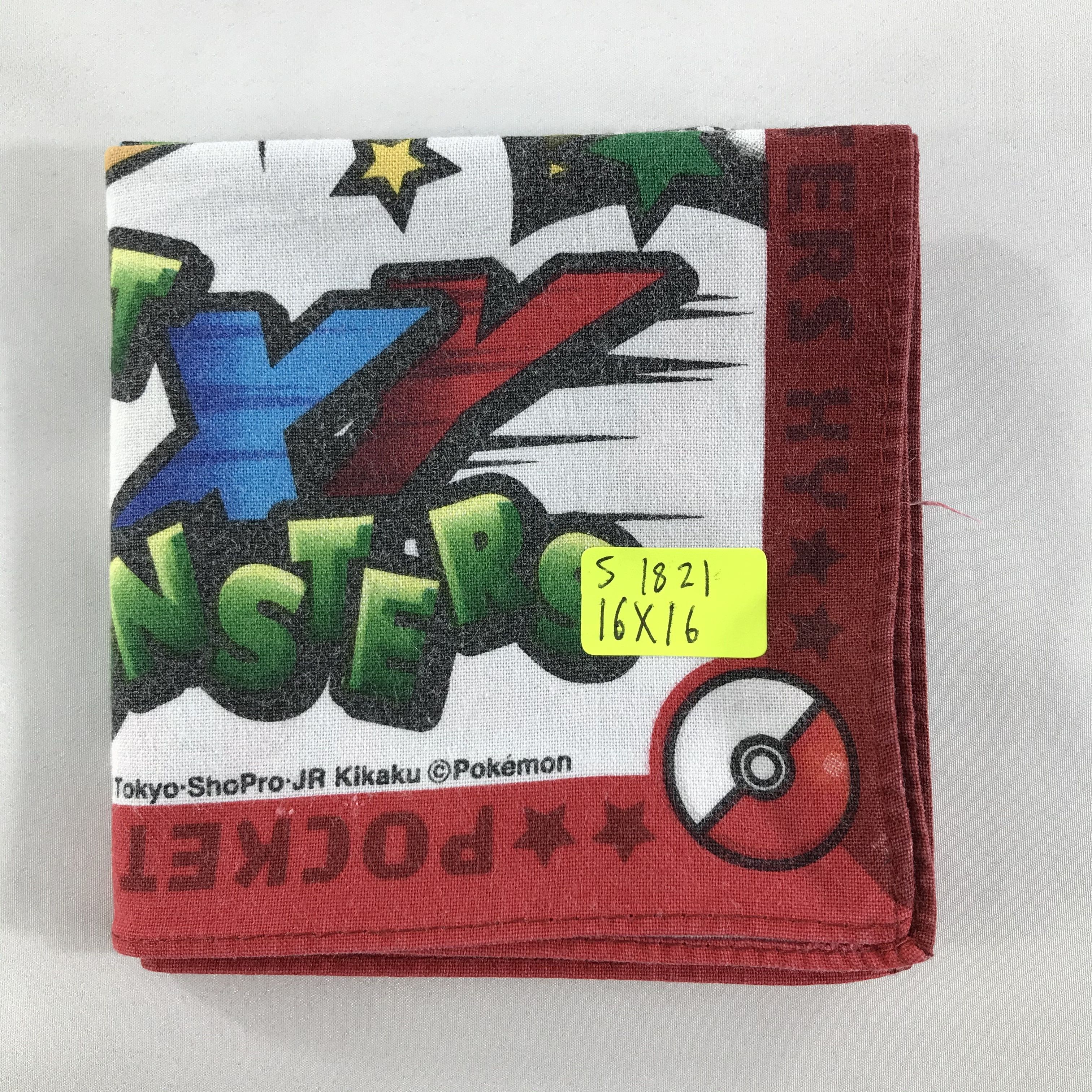 Pokemon × Vintage Pokemon Bandana / Handkerchief / Neckerchief - S1821 Size ONE SIZE - 4 Thumbnail