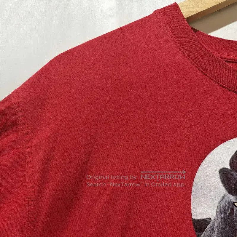 Burberry Burberry Red Cotton Printed Short Sleeve Tee. Size XS / US 0-2 / IT 36-38 - 4 Thumbnail