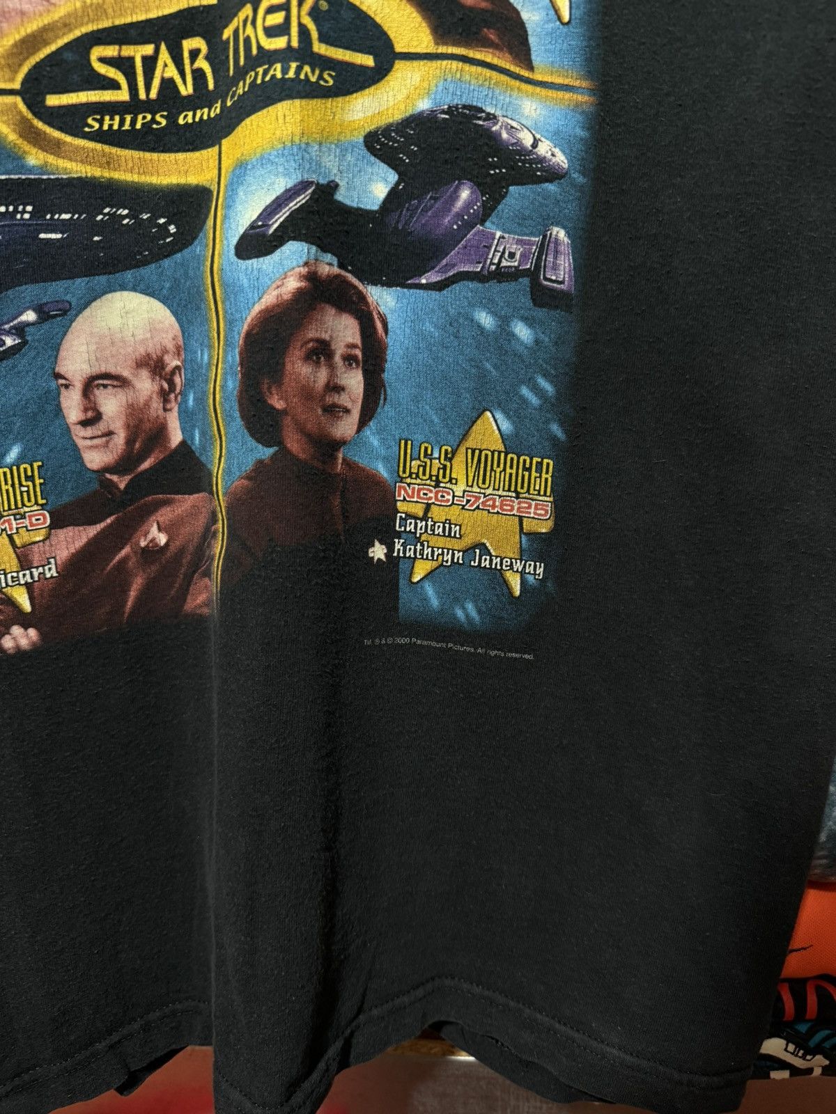 Vintage Vintage 2000 Star Trek Ships And Captains Movie T-Shirt Size US L / EU 52-54 / 3 - 4 Thumbnail
