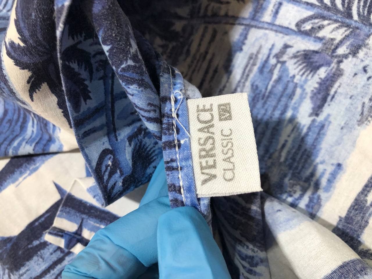 Versace Jeans Couture Vintage VERSACE Italy Hawaiian Shirt Rare Versace Size US XXL / EU 58 / 5 - 3 Thumbnail