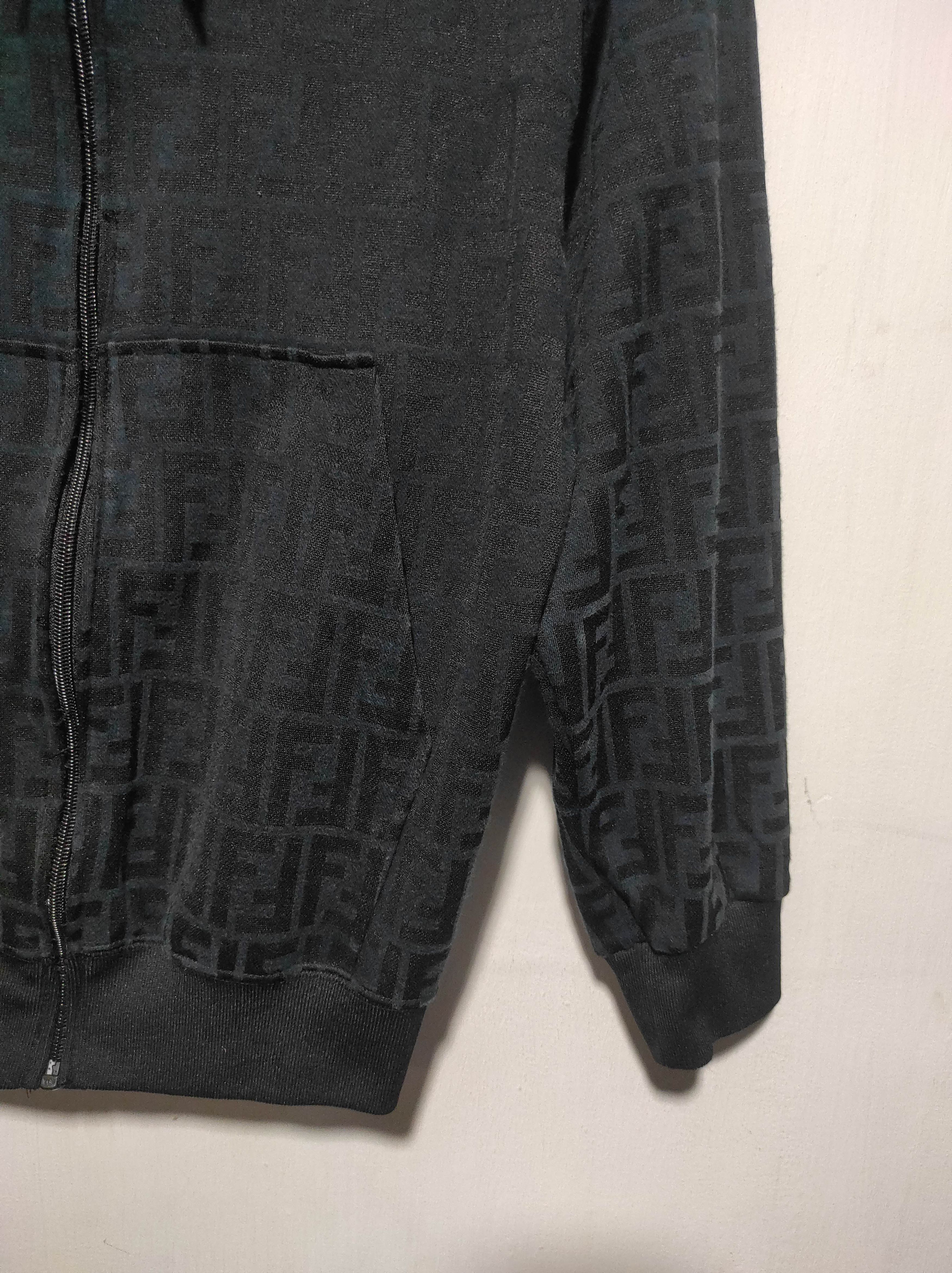 Japanese Brand Black Monogram zip fur hoodie ifsix LGB style Size US M / EU 48-50 / 2 - 5 Thumbnail