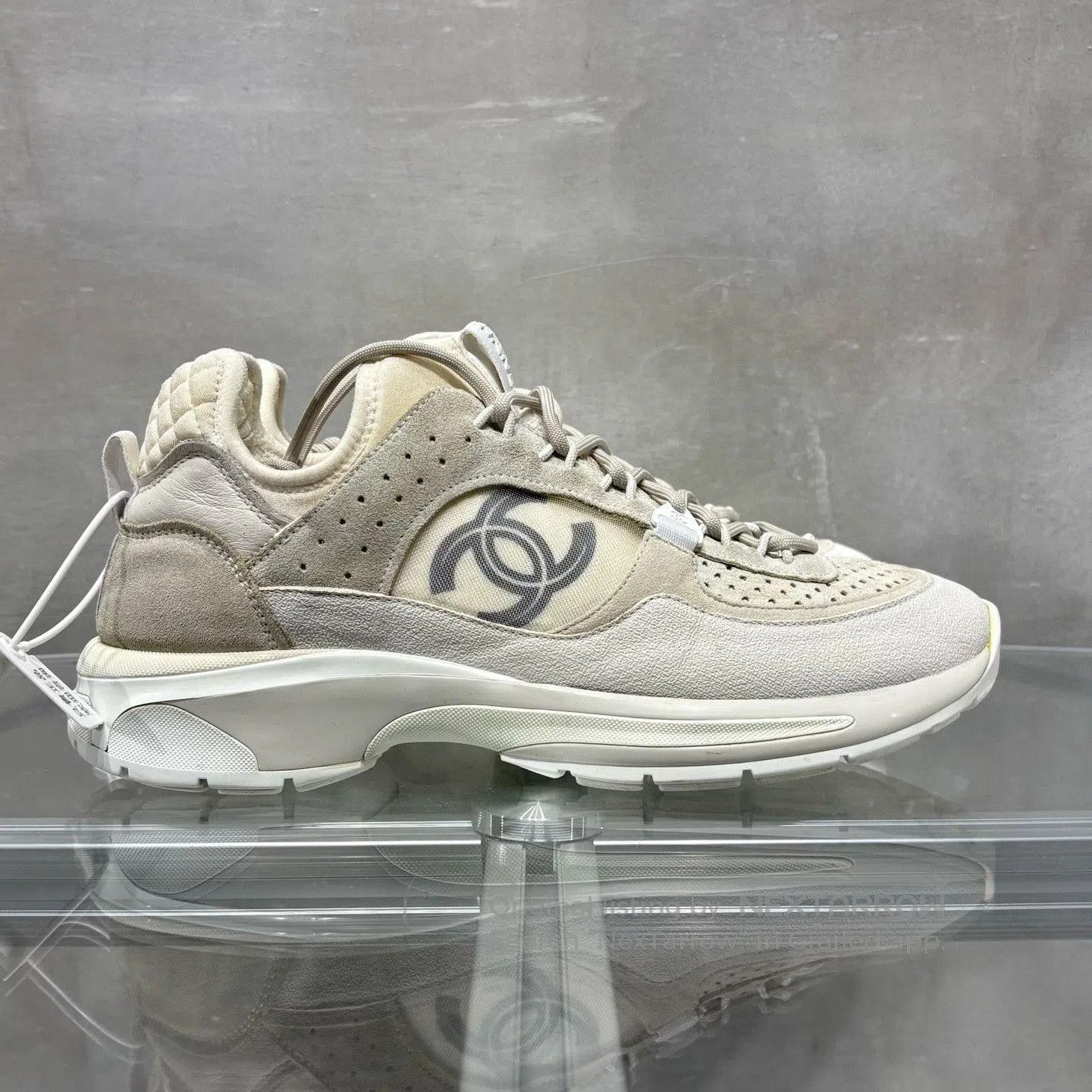 Chanel Chanel Double C Beige Sports Casual Shoes. Size US 8 / EU 41 - 4 Thumbnail