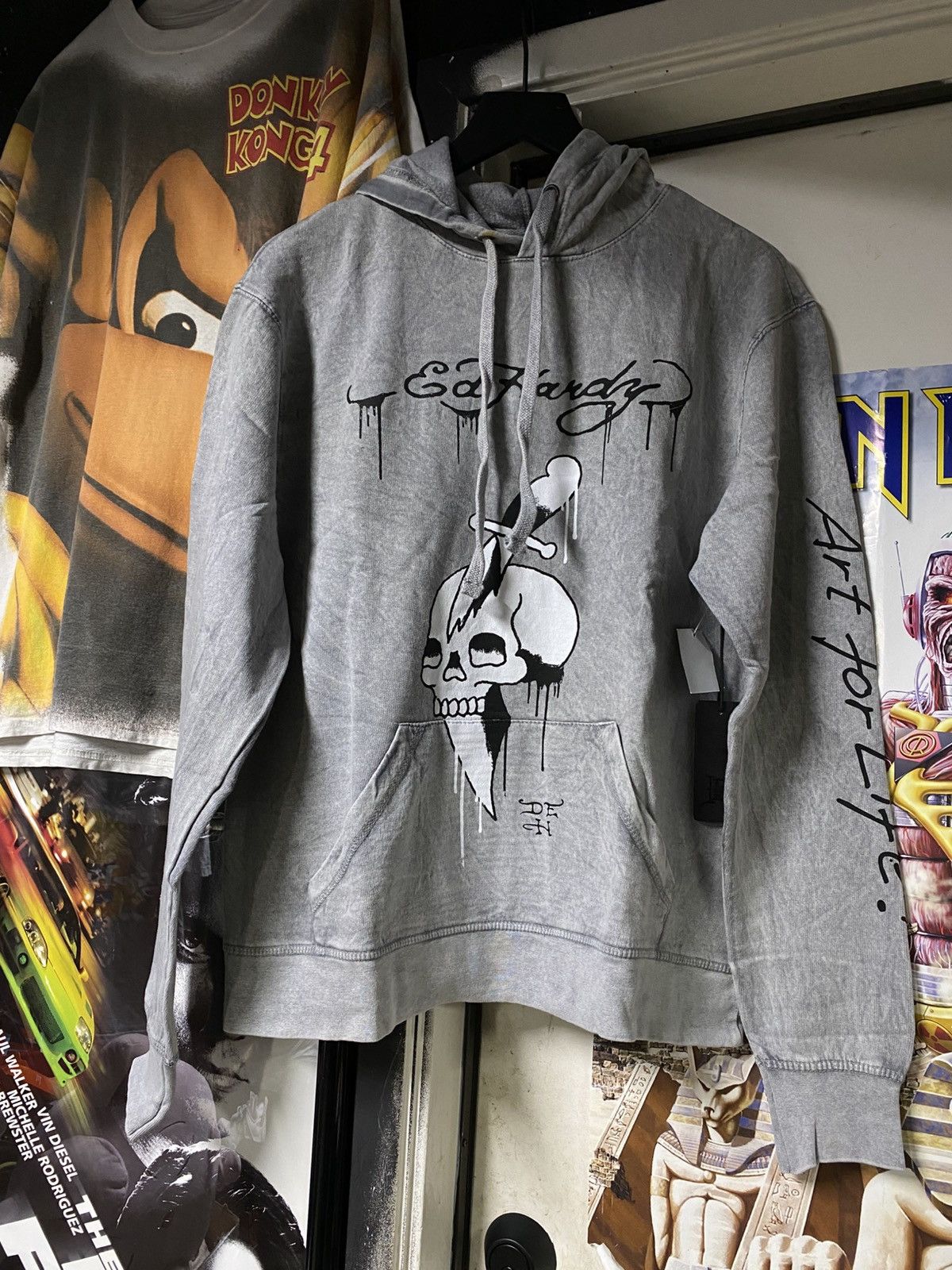 Ed Hardy Ed Hardy Skull Men’s Hoodie Brand New Large Size US L / EU 52-54 / 3 - 8 Thumbnail