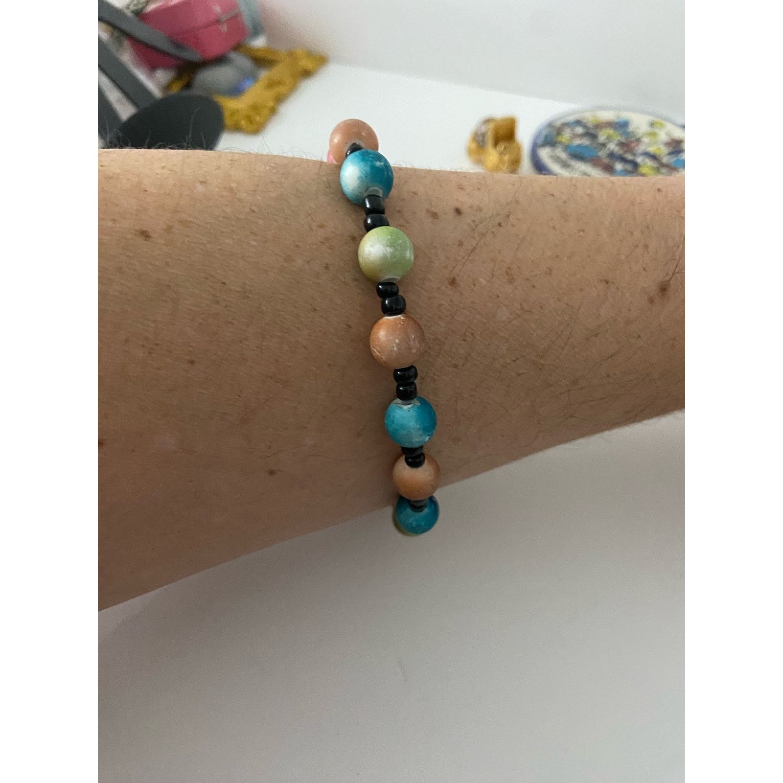 Handmade Handmade colorful bead bracelet Size ONE SIZE - 1 Thumbnail