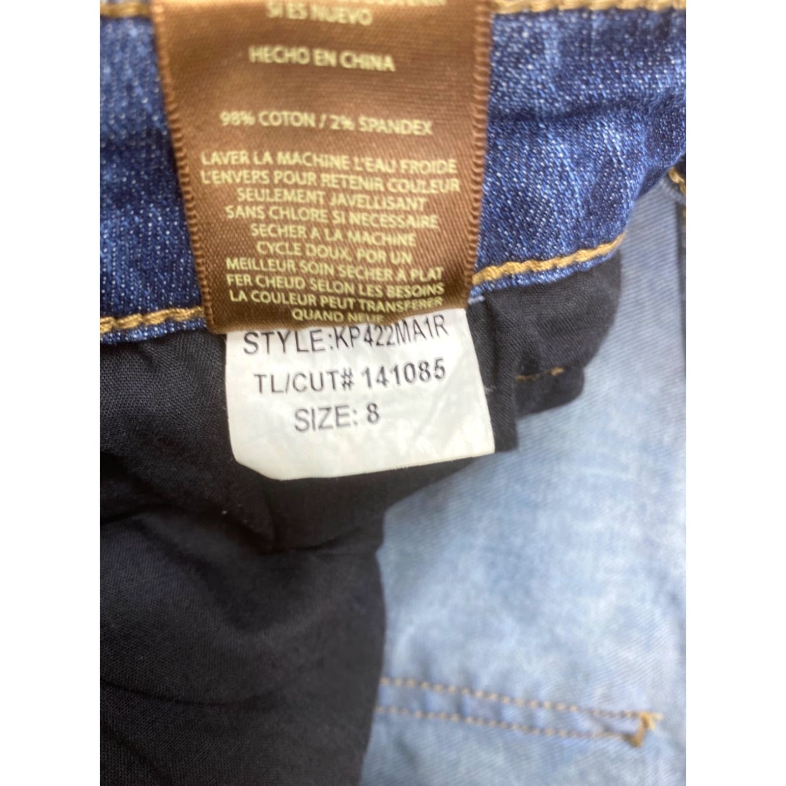 Vintage KUT from the Kloth Katy Boyfriend Jeans Womens 8 Blue Stretch Denim Casual Mid Rise 29 Inseam Jeans Womens Size 30" / US 8 / IT 44 - 6 Thumbnail