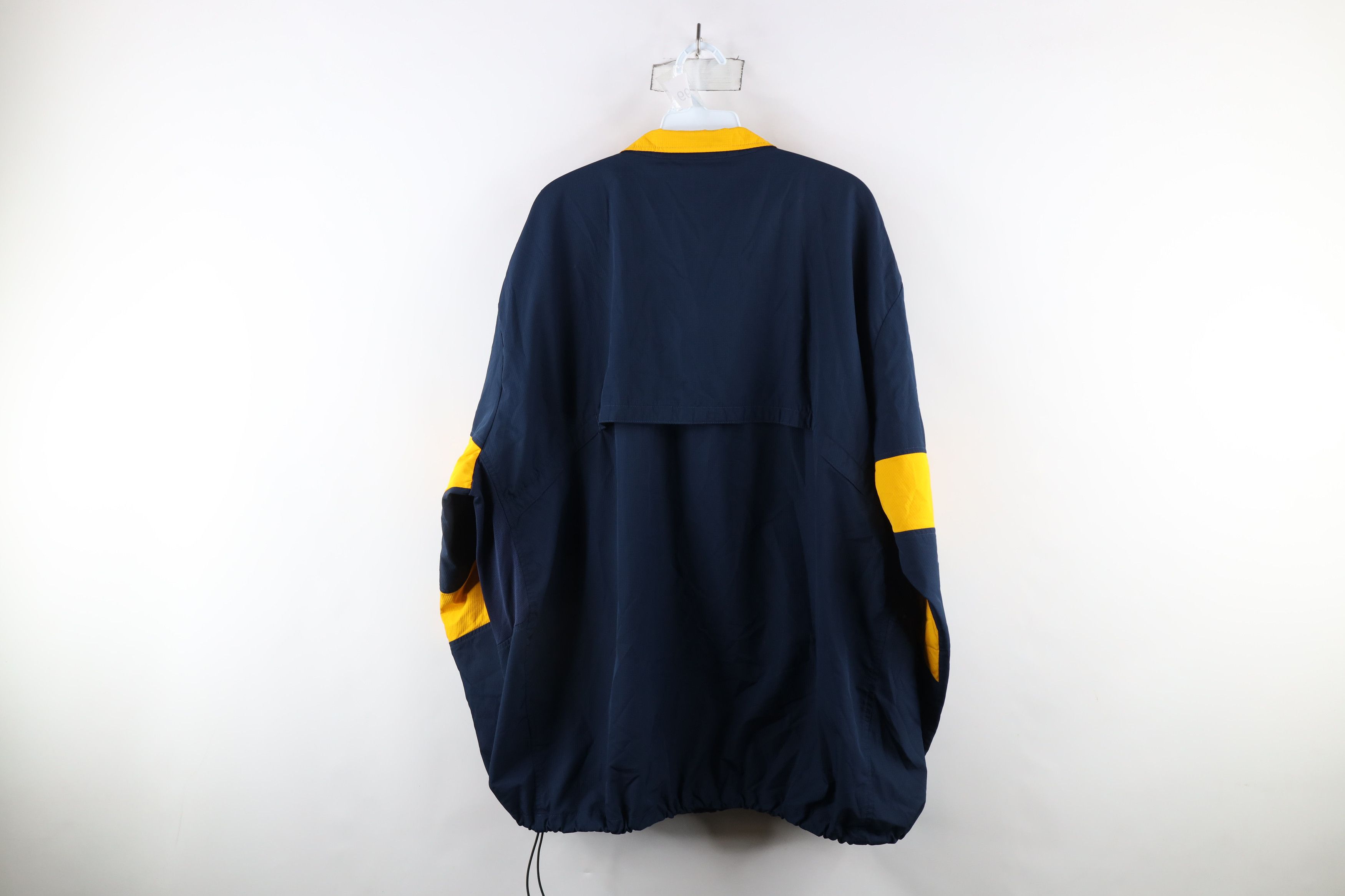 Nike × Vintage Vintage Nike Storm Fit Mini Swoosh Half Zip Jacket Blue Size US XXL / EU 58 / 5 - 12 Thumbnail
