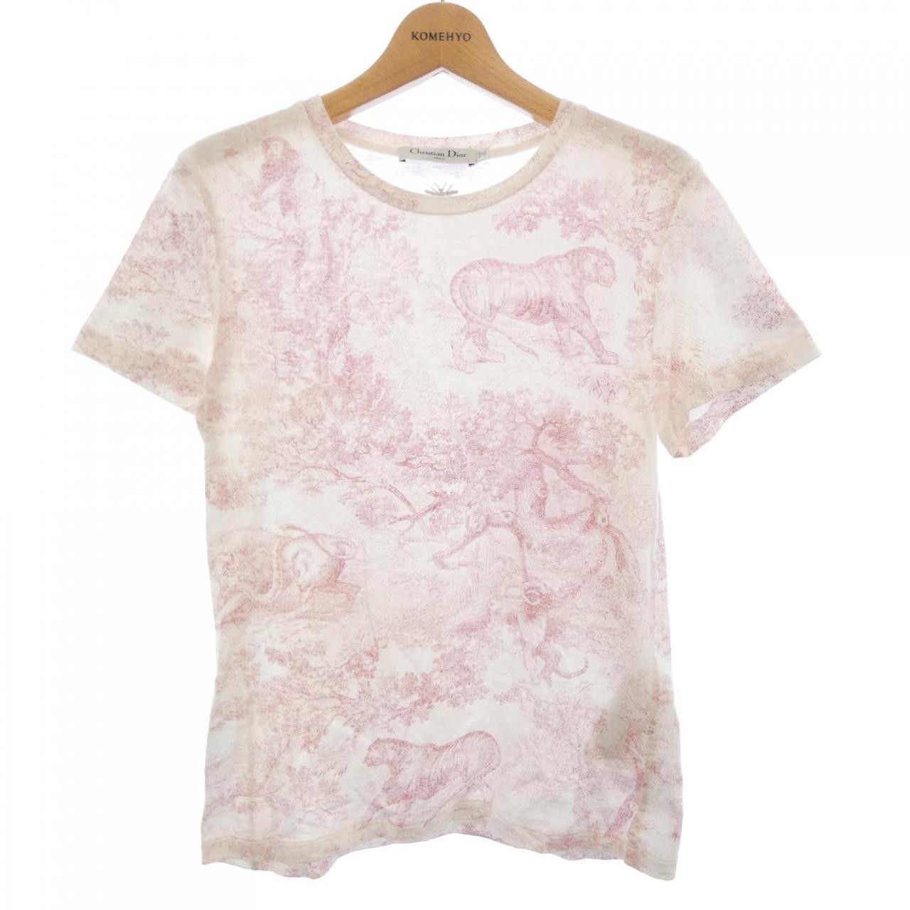 Dior Dior Christian Dior Toile De Jouy Sauvage Cotton T Shirt Textile T-Shirts 443T09A4498 DUTY FREE for USA Size ONE SIZE - 1 Thumbnail