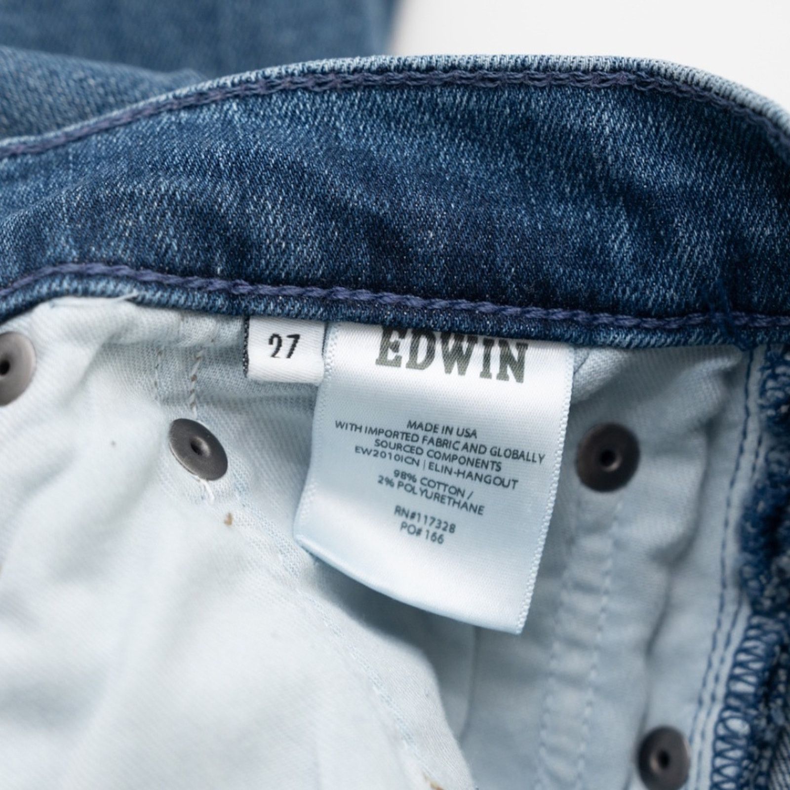 Edwin Edwin. Elin Straight Jeans. Size 27" / US 4 / IT 40 - 6 Thumbnail