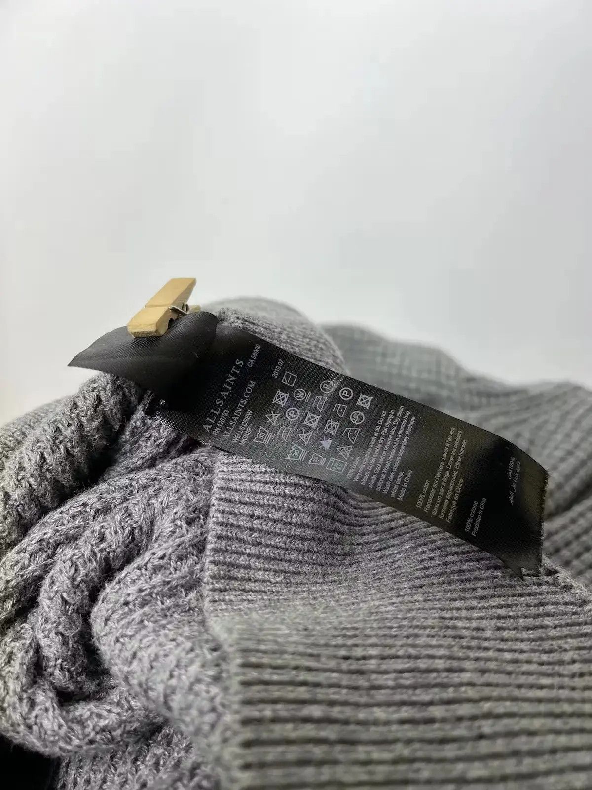 20471120 × Allsaints × Japanese Brand All Saints wells crew sweater Size US M / EU 48-50 / 2 - 6 Thumbnail