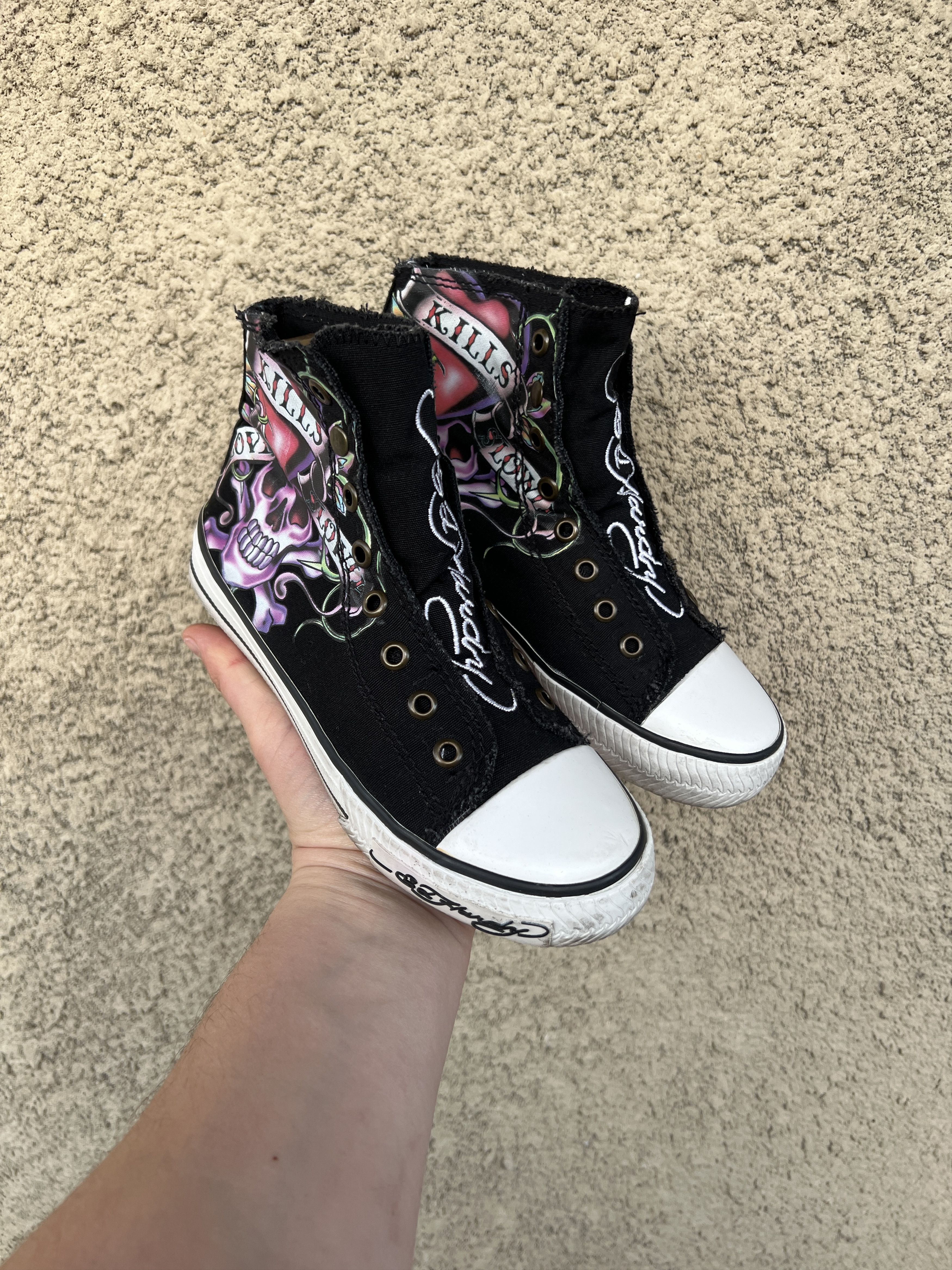 Christian Audigier Y2K Ed Hardy Christian Audigier Sneakers Size US 5 / IT 35 - 2 Thumbnail