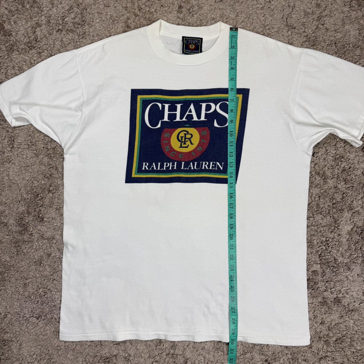 Chaps Ralph Lauren Vintage Chaps Ralph Lauren Big Logo T-shirt Size US L / EU 52-54 / 3 - 12 Thumbnail