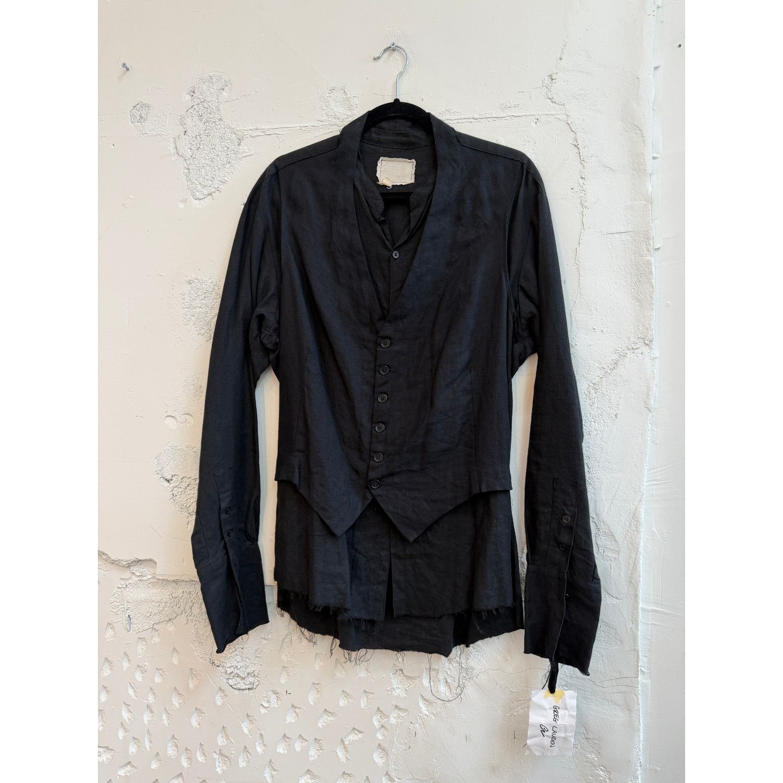 Greg Lauren Greg Lauren SAMPLE Studio Shirt with Attached Vest Size US M / EU 48-50 / 2 - 1 Thumbnail