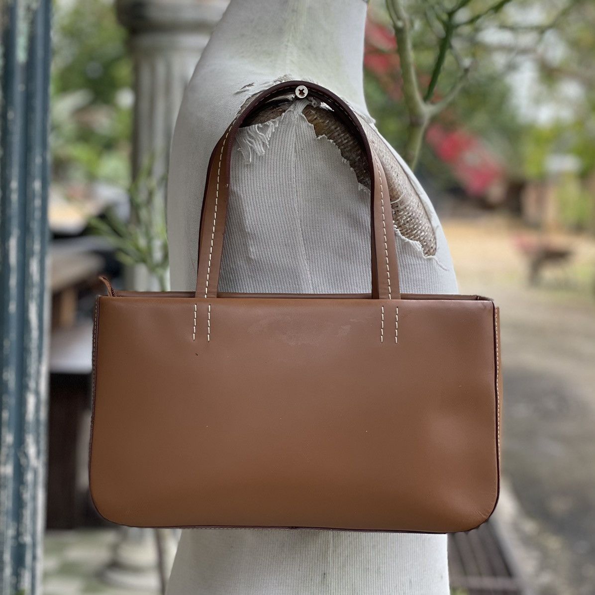 Designer × Japanese Brand × Mr. Junko VINTAGE JUNKO KOSHINO JAPAN DESIGNER LEATHER SMALL HANDBAG Size ONE SIZE - 4 Thumbnail