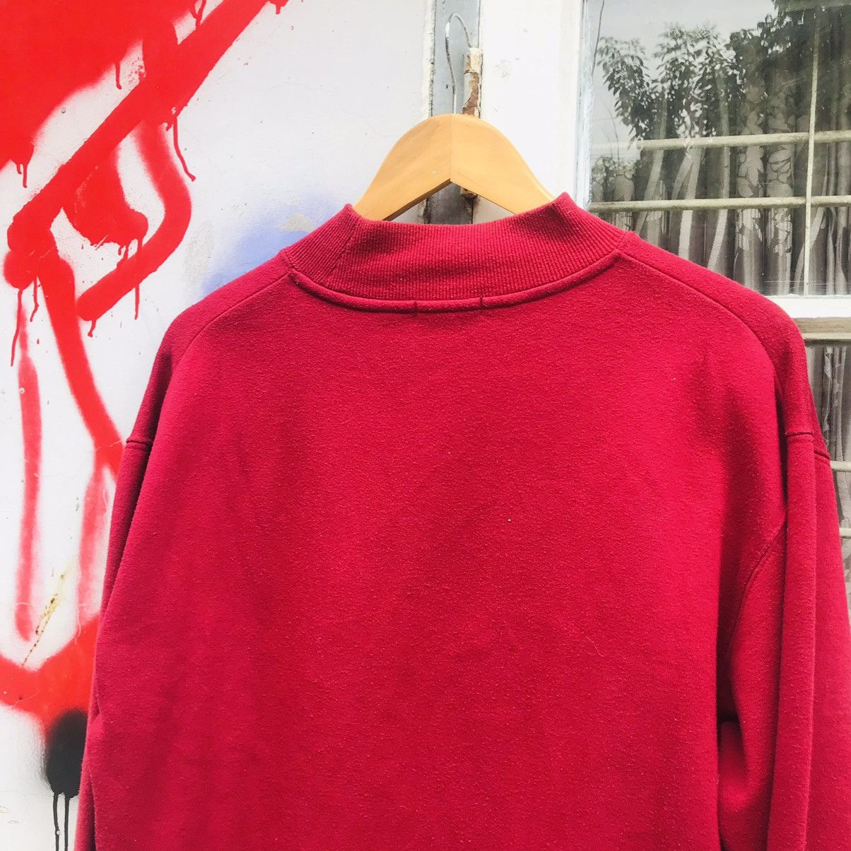 Vintage Vintage Browny Umock Neck Sweatshirt Size US M / EU 48-50 / 2 - 6 Thumbnail