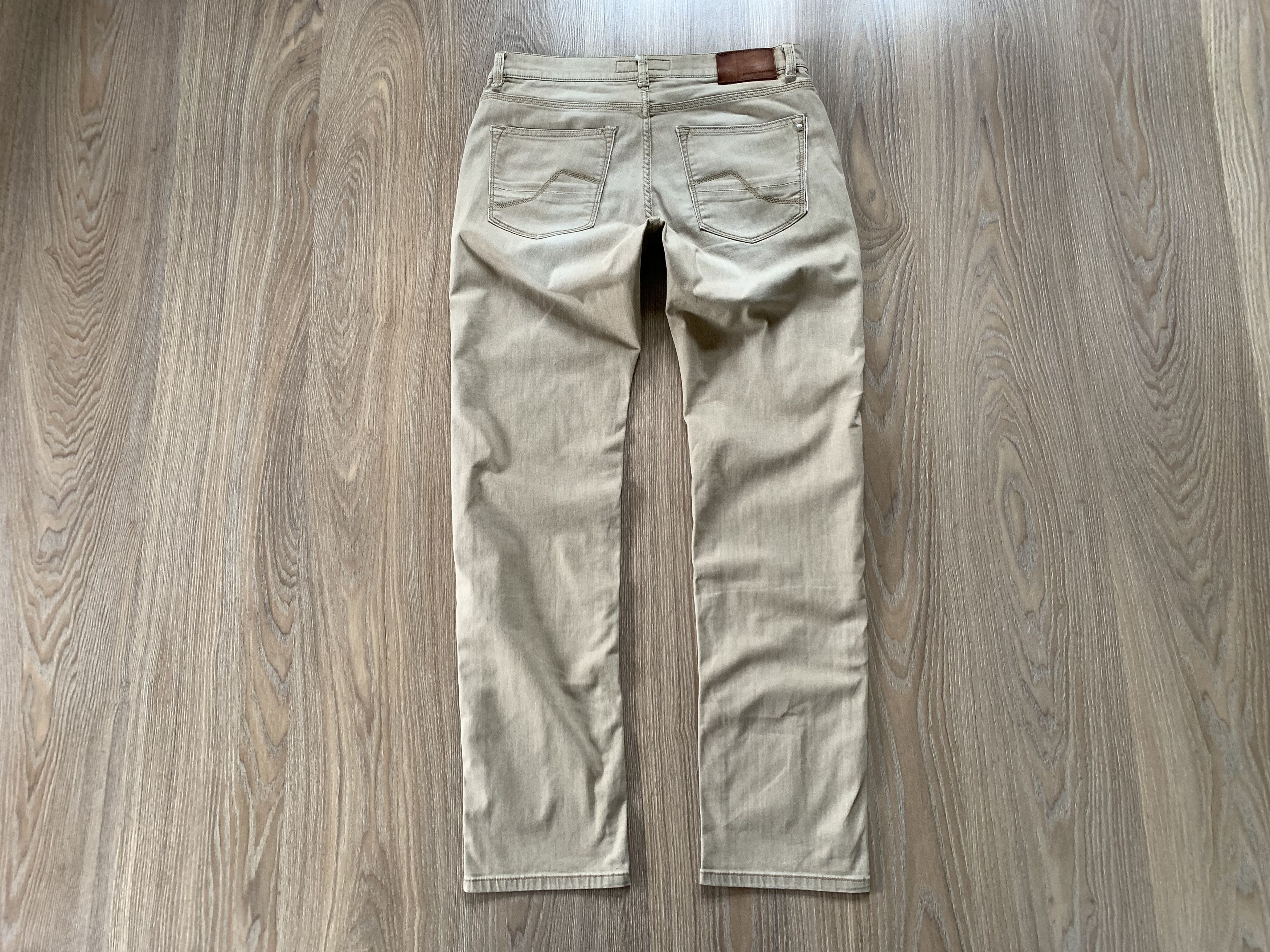 Designer × Pierre Cardin Pierre Cardin Premium Selvedge Beige Jeans Size US 33 - 3 Thumbnail
