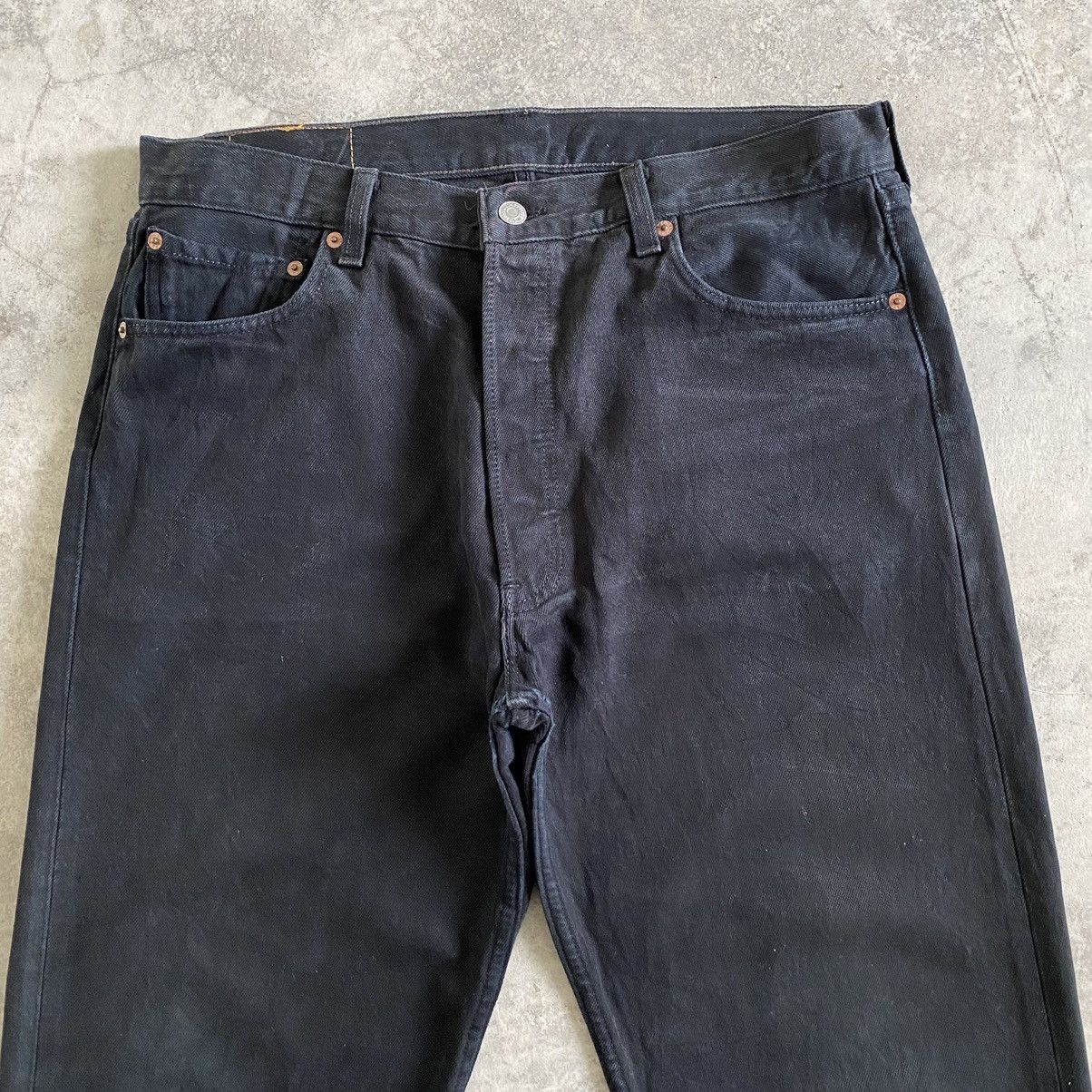Levi's Vintage 1997 Levis 501 Black Denim Jeans Size US 34 / EU 50 - 8 Thumbnail
