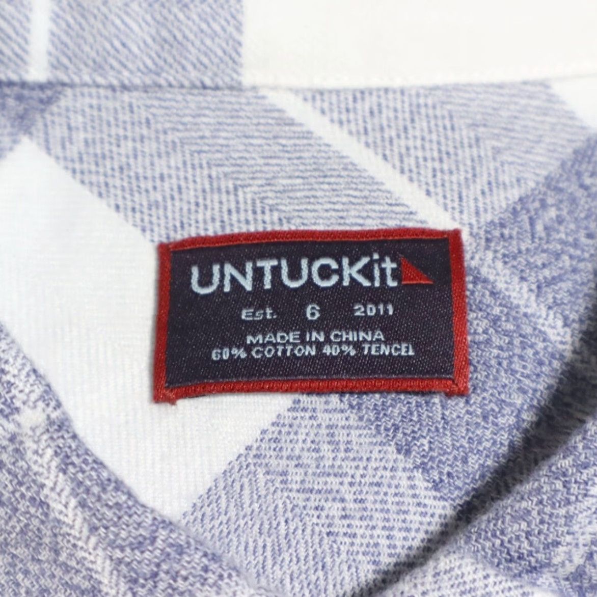 UNTUCKit Untuckit Favini Flannel Plaid Button Up Shirt Women's 6 Size M / US 6-8 / IT 42-44 - 5 Thumbnail