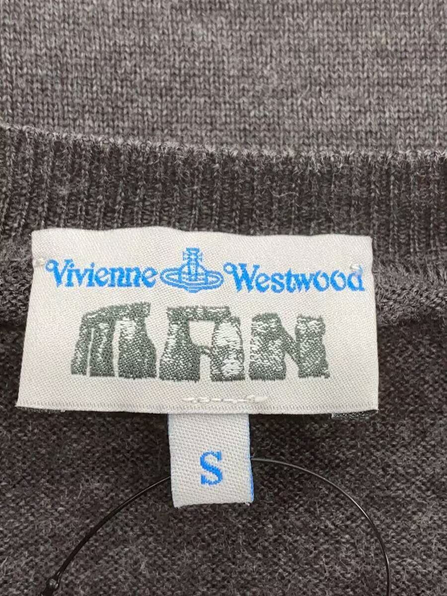 Vivienne Westwood Orb V Neck Wool Knit Sweater Size US S / EU 44-46 / 1 - 4 Thumbnail
