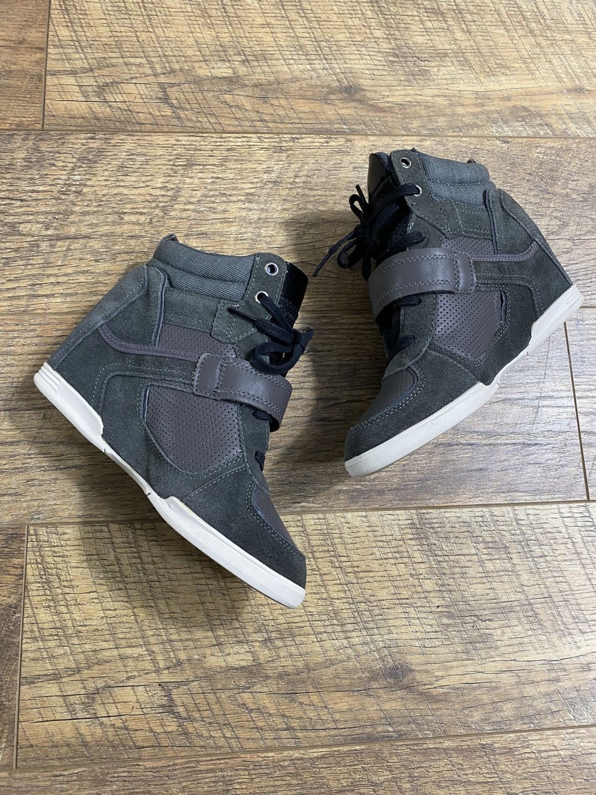 G-Star RARE Y2K 2000s G-Star RAW Hidden Wedge Sneakers High top Size US 9 / IT 39 - 6 Thumbnail