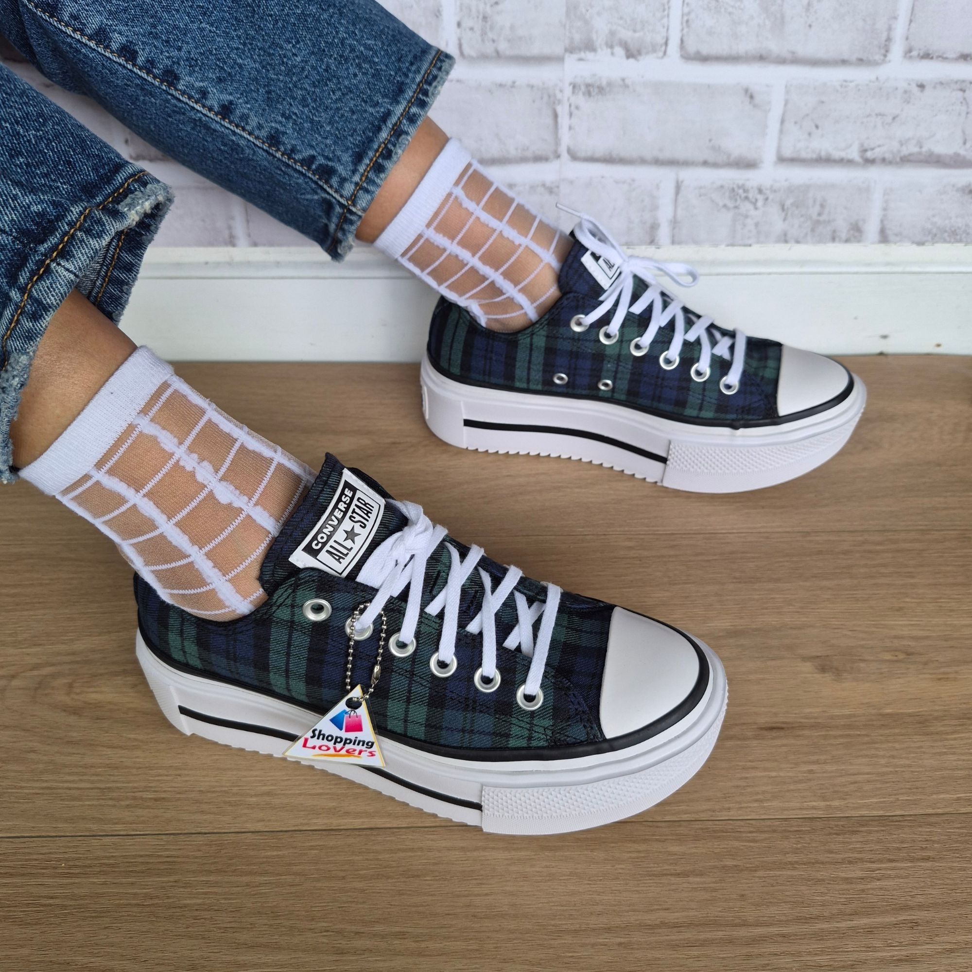 Converse ⭐Converse Lift Double Stack Platform Plaid 12 Womens Shoes S Size US 12 / IT 42 - 10 Thumbnail