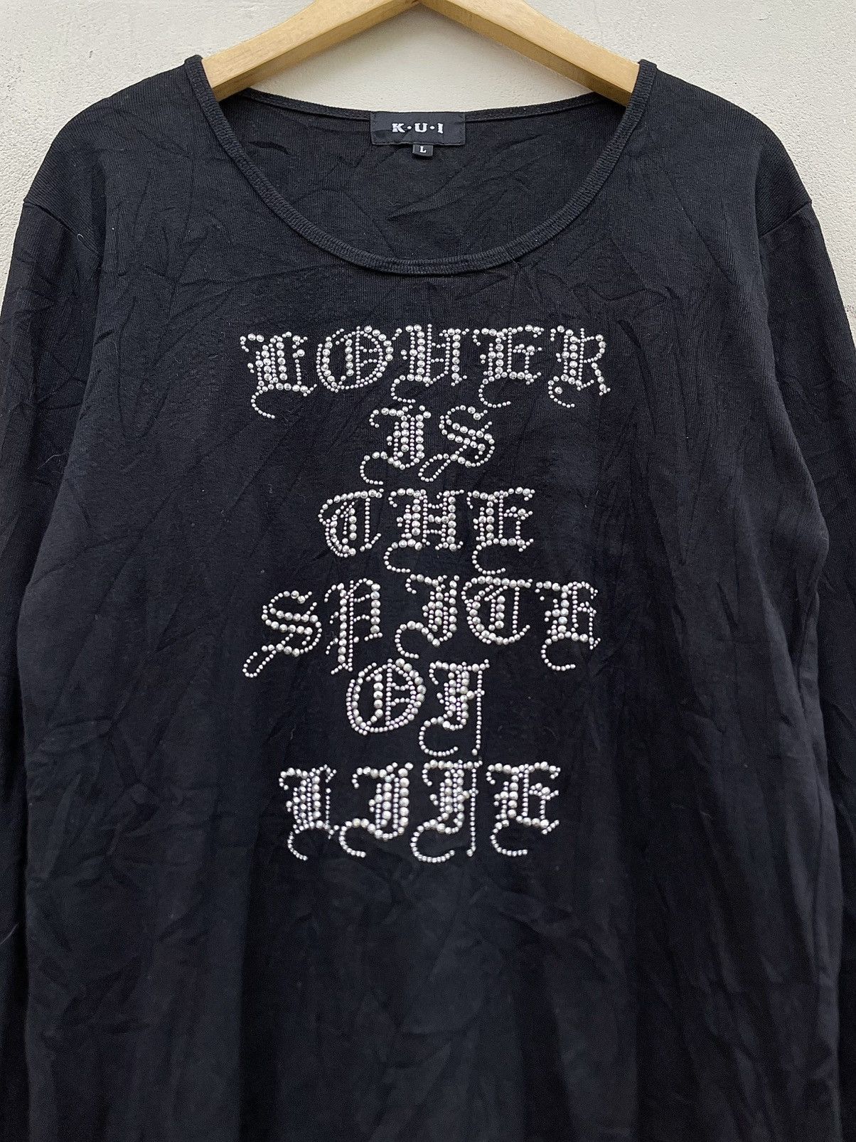 20471120 Japanese K.U.I Gun Studed Tees Lgb Style Size US M / EU 48-50 / 2 - 3 Thumbnail