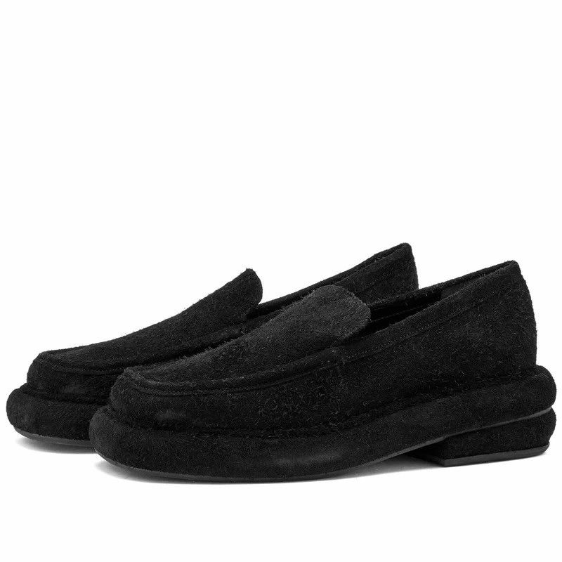 Eckhaus Latta !DS! FW23 Eckhaus Latta Stacked M Black Suede Loafers Size US 11 / EU 44 - 3 Thumbnail