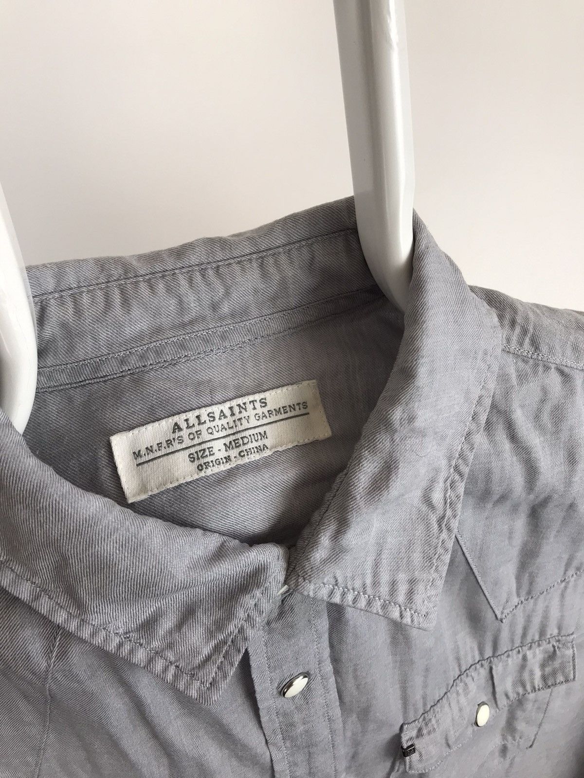 Allsaints × Vintage All Saints Wisconsin LS Long Sleeve Shirt Size US M / EU 48-50 / 2 - 3 Thumbnail