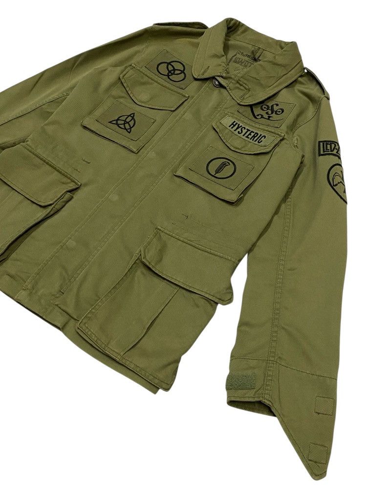 Hysteric Glamour × Led Zeppelin Hysteric Glamour X Led Zeppelin M-65 Military Field Jacket Size M / US 6-8 / IT 42-44 - 24 Thumbnail