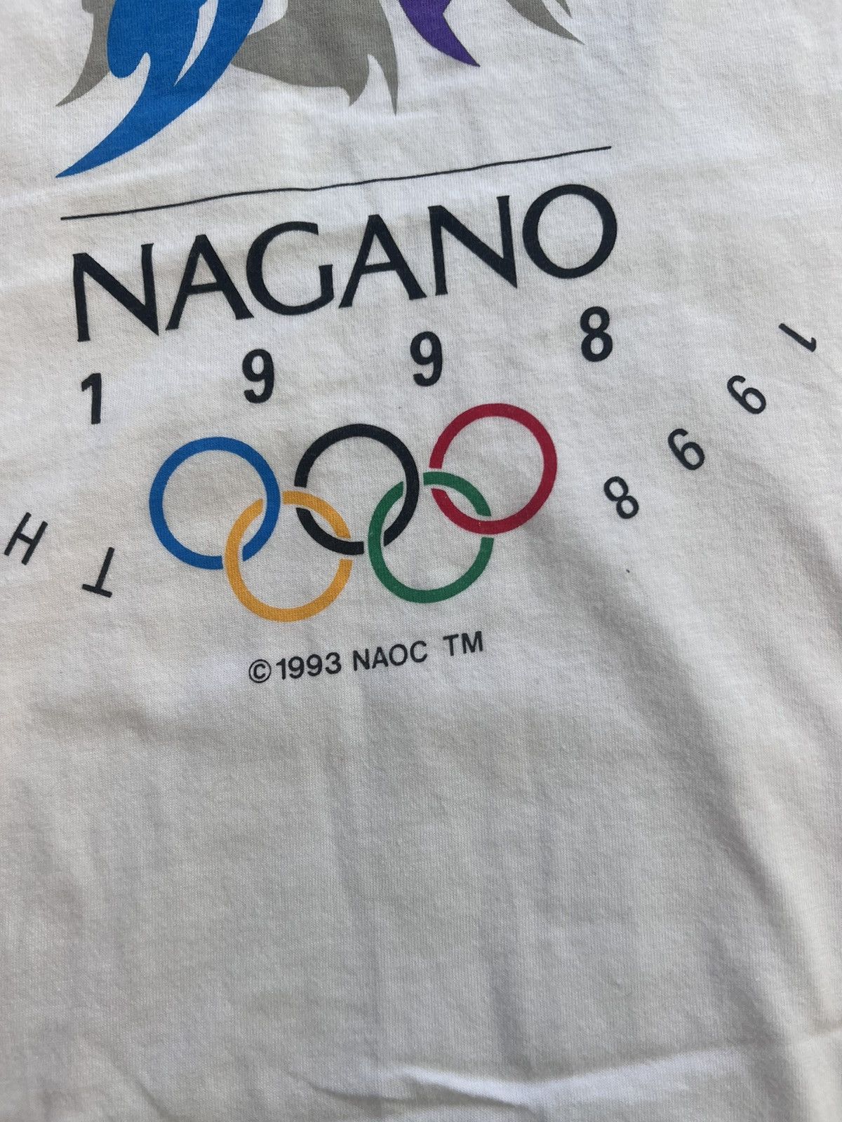 Mizuno × USA Olympics × Vintage Vintage 90s Olympics Nagano Winter Games T Shirt 1998 New Size US L / EU 52-54 / 3 - 2 Thumbnail