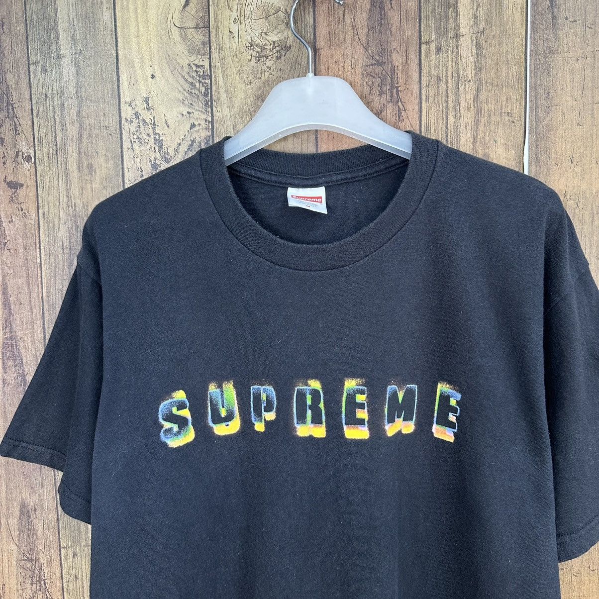 Supreme Supreme Stencil Logo Tshirt A723 Size US M / EU 48-50 / 2 - 2 Thumbnail