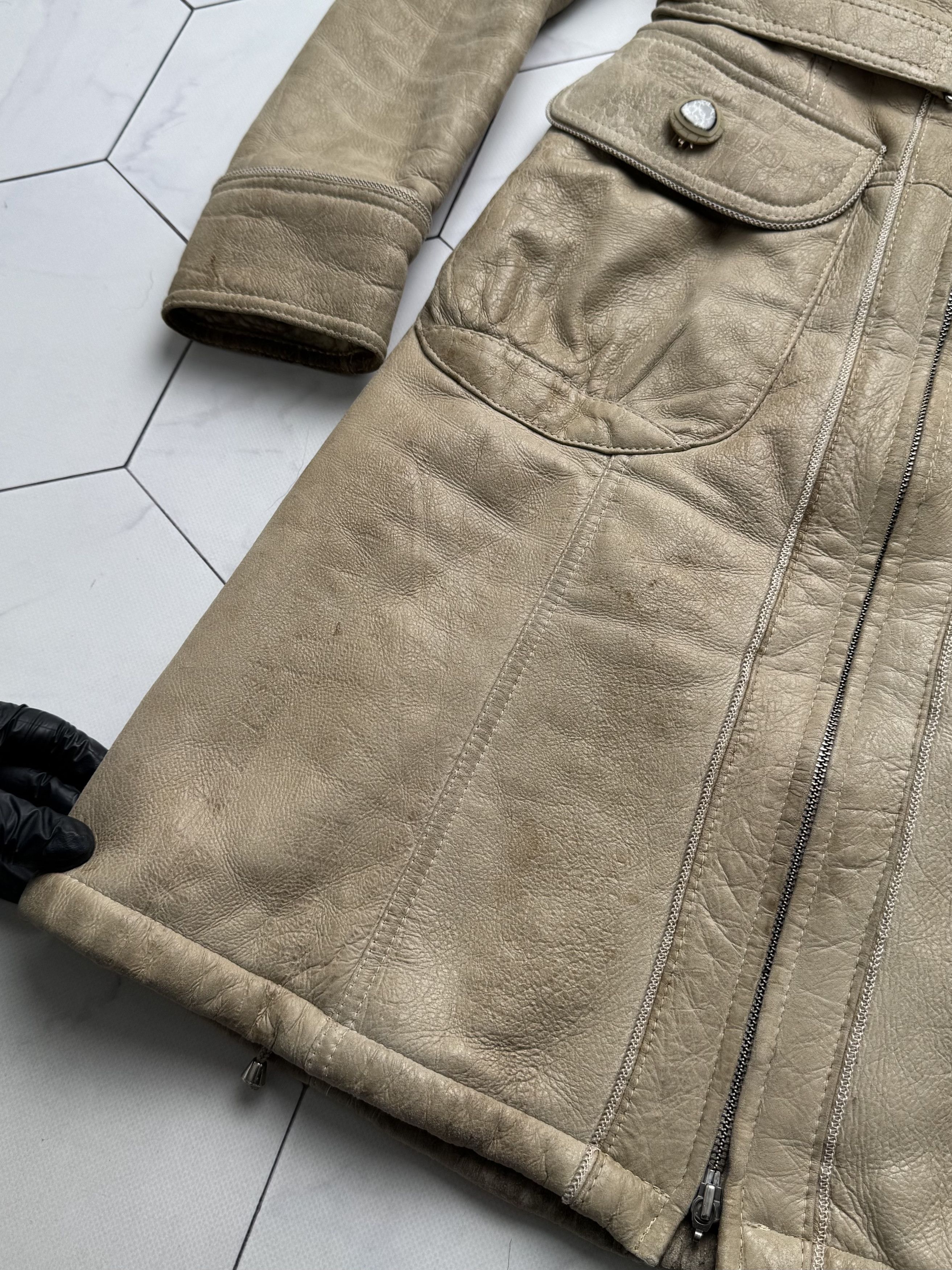 Vintage Vintage Real Shearling Coat With Hood And Belt (B250)D15E2 Size XS / US 0-2 / IT 36-38 - 9 Thumbnail
