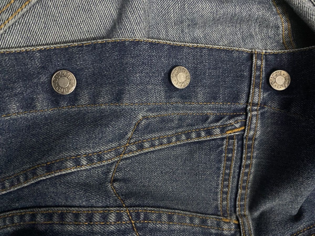 Gucci 2000s Gucci By Tom Ford Denim Jacket Size US S / EU 44-46 / 1 - 8 Thumbnail
