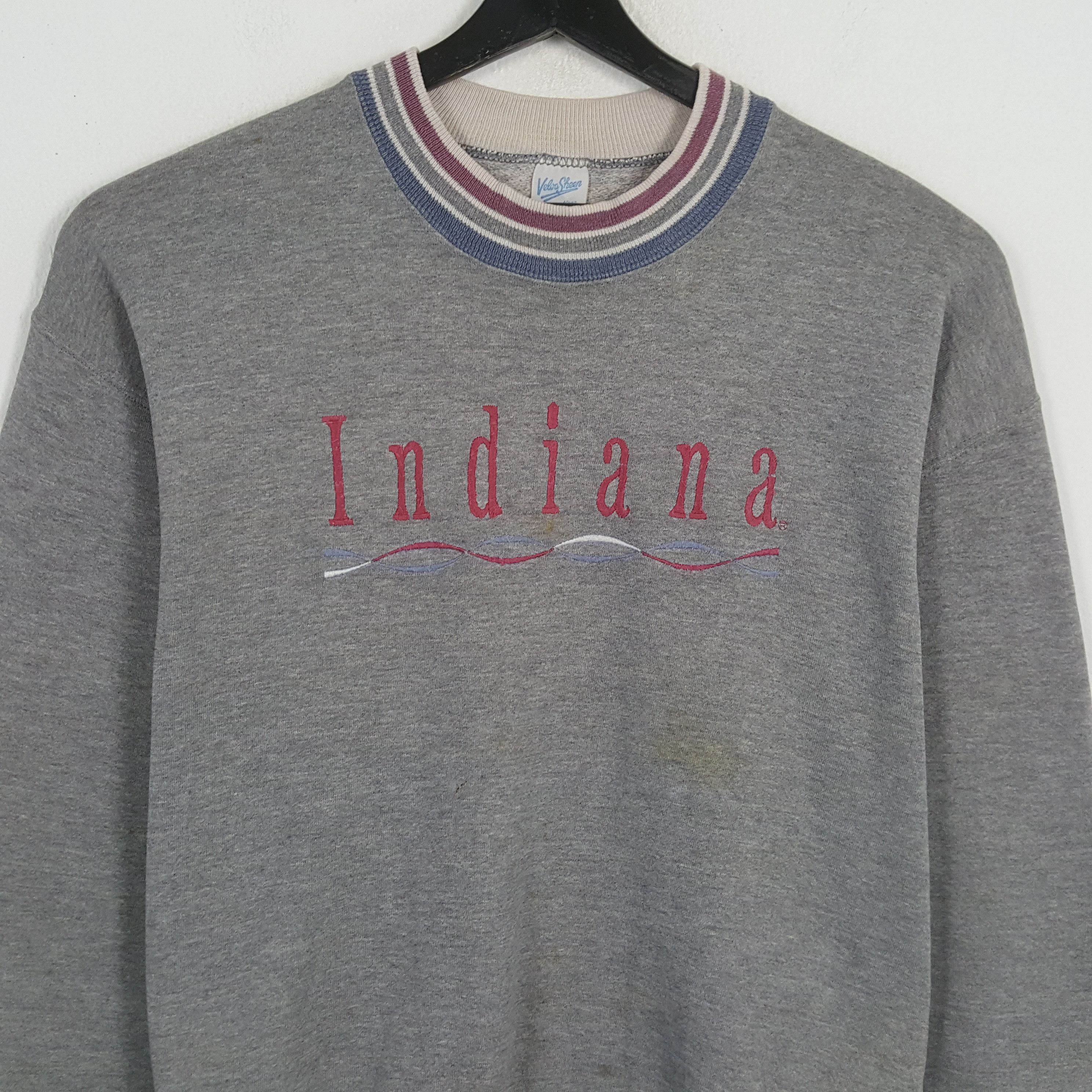 Velva Sheen × Vintage INDIANA Center Design Vintage Velva Sheen Sweatshirt Size US M / EU 48-50 / 2 - 2 Thumbnail