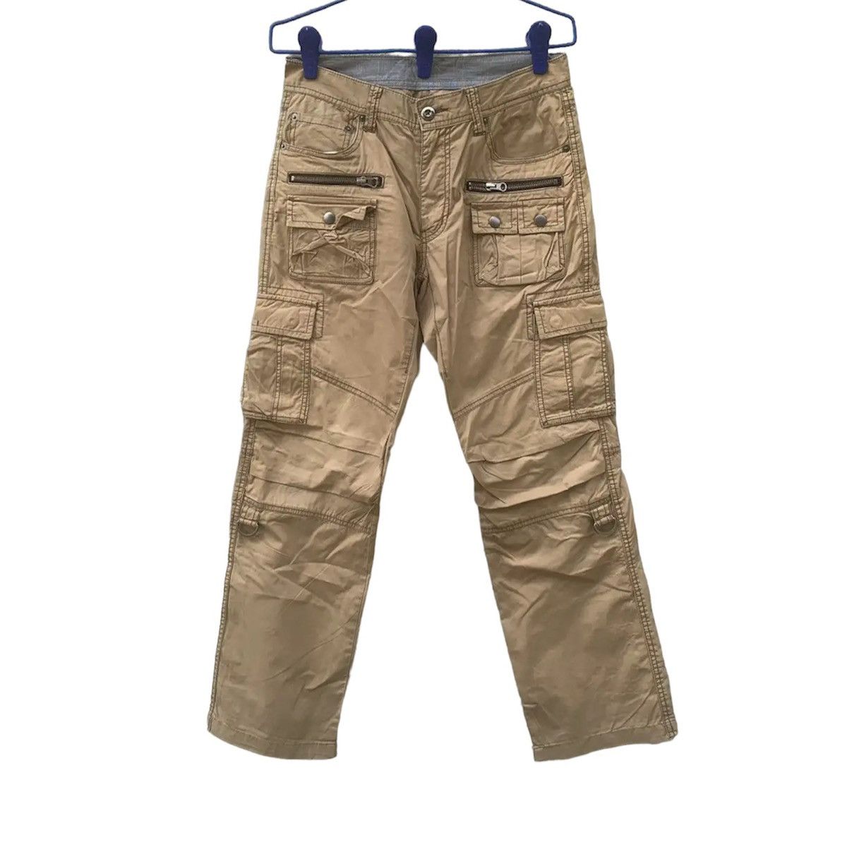 image of Archival Clothing x Avant Garde Steals Multipocket Edge Rupert Japan Trousers Bikers Pants in Brown