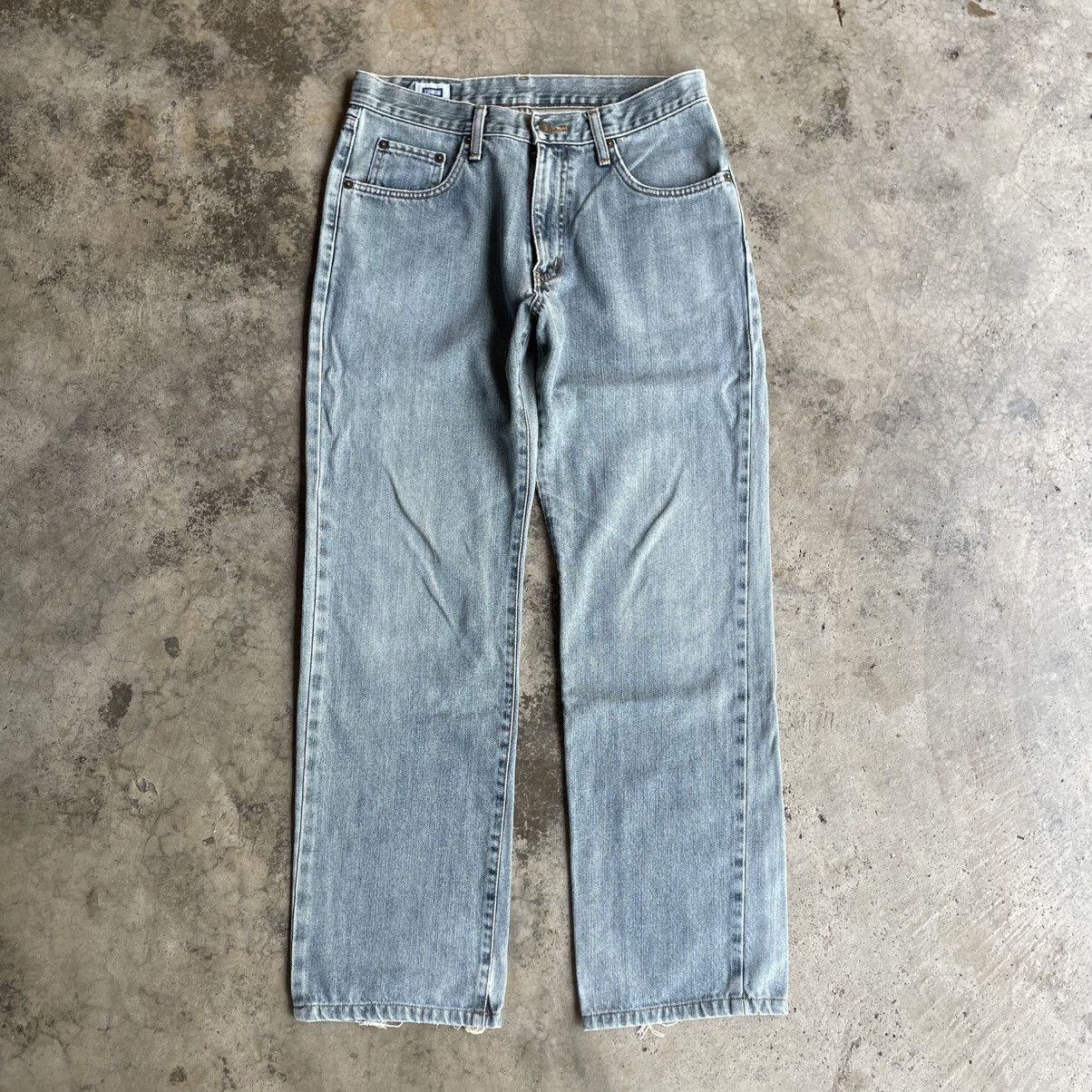 Edwin 🔥Vintage Edwin 404 Stoned Washed Ripped Distress Denim Jeans Size US 31 - 1 Thumbnail