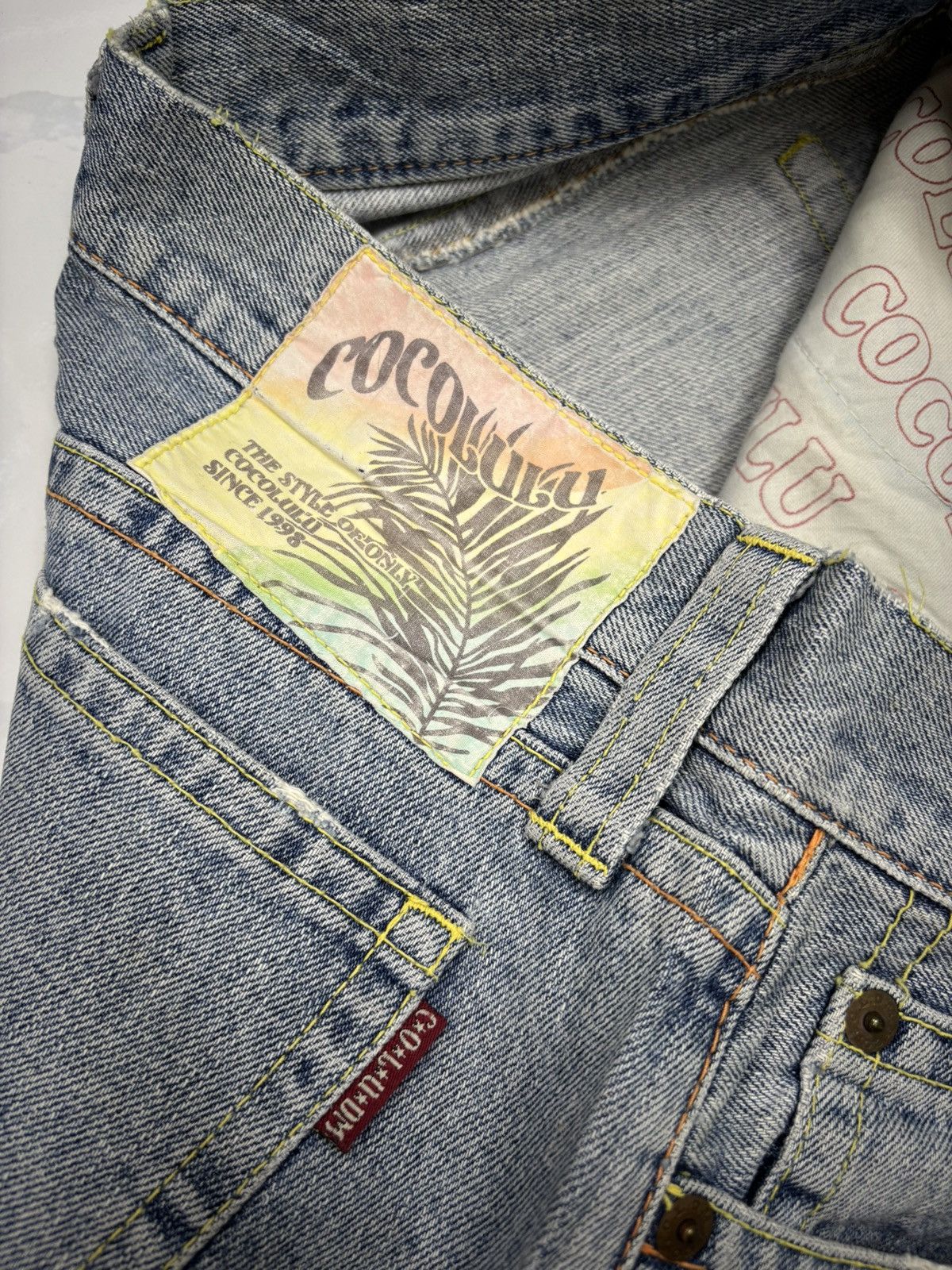 Acne Studios COCOLULU THRASHED DISTRESSED DENIM JEANS Size US 31 - 10 Thumbnail