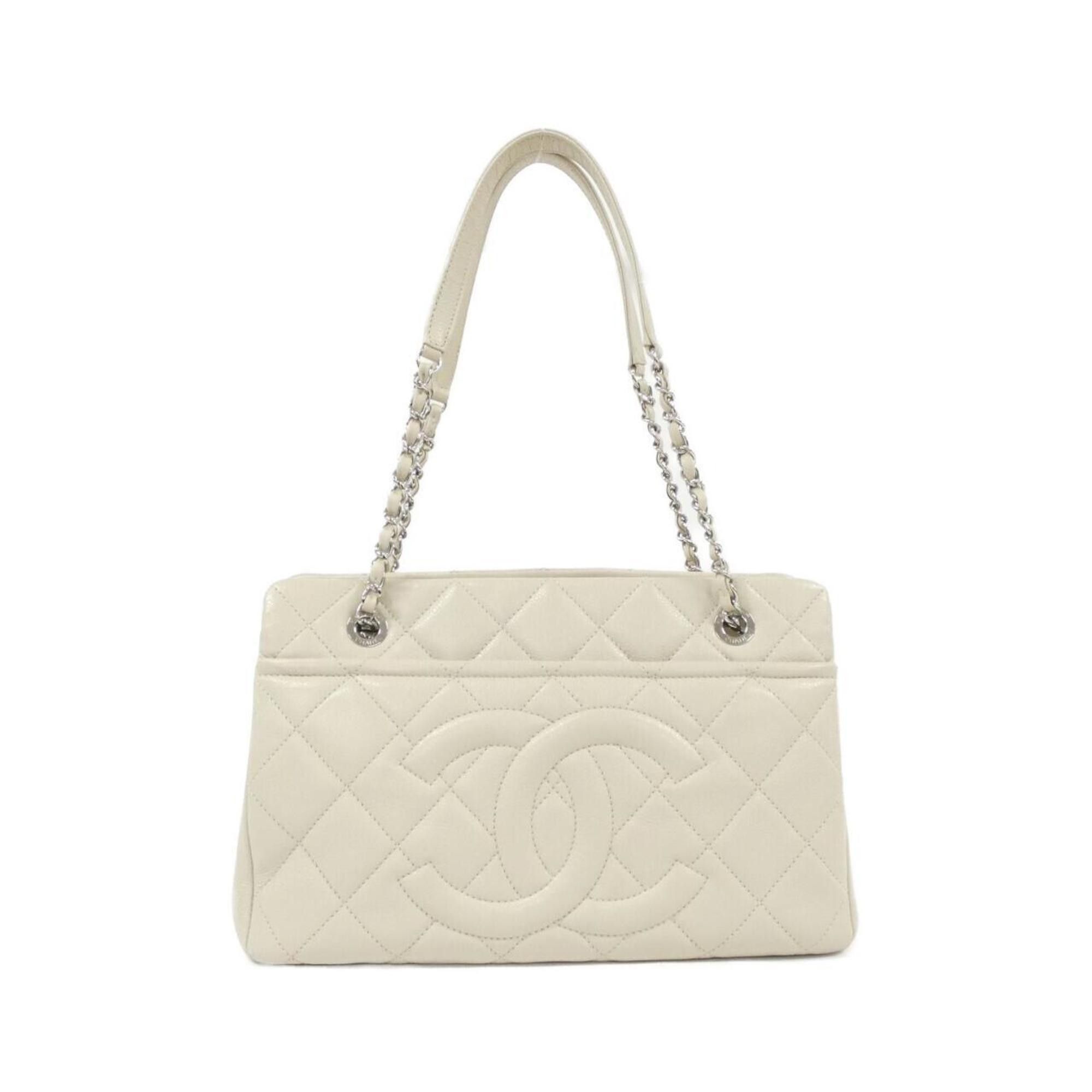 Chanel 67294 Shoulder Bag in Beige, Women's