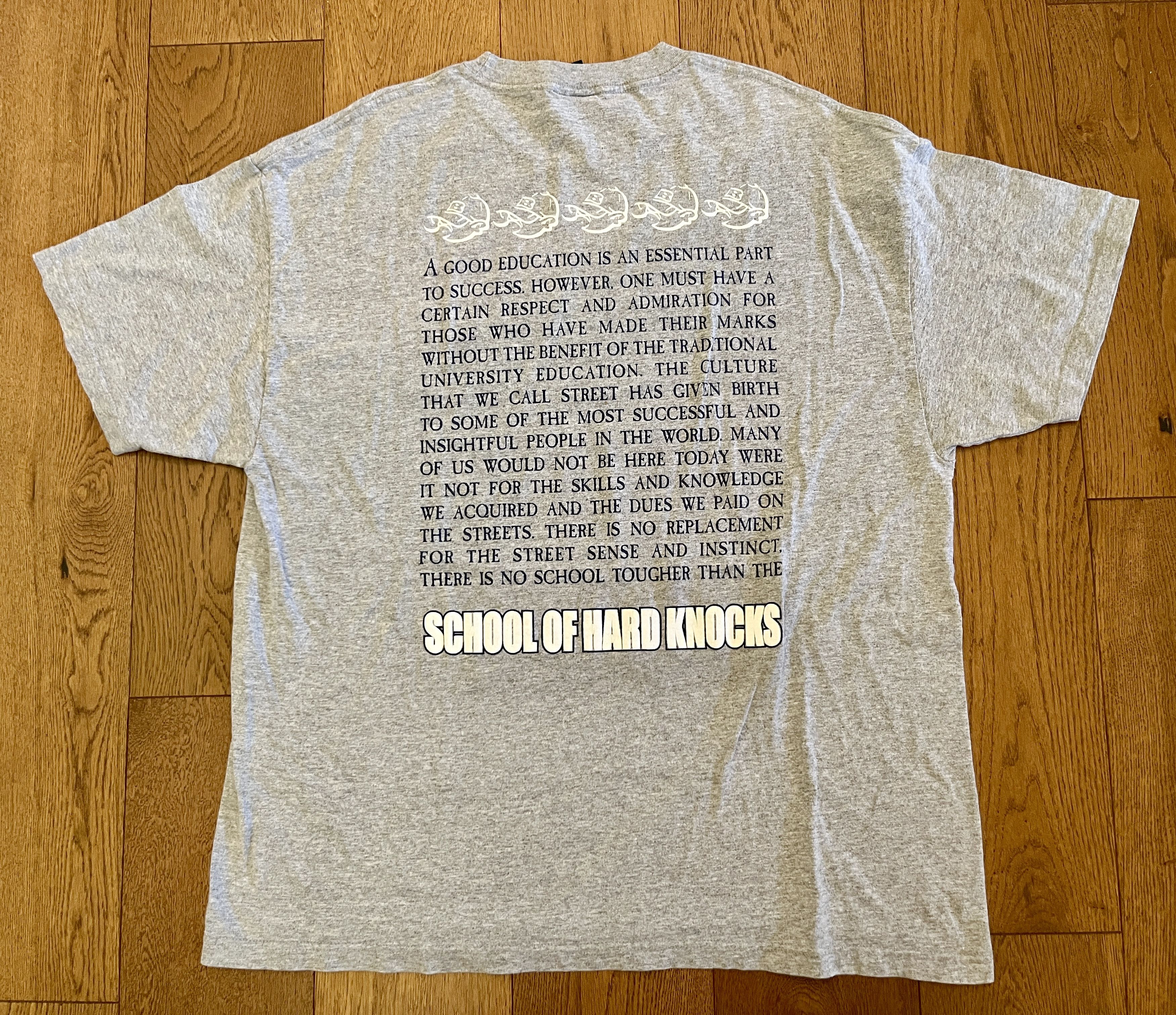 Vintage Vintage 90s SOHK School of Hard Knocks Shirt XXL Grey Bolo Size US XXL / EU 58 / 5 - 4 Thumbnail