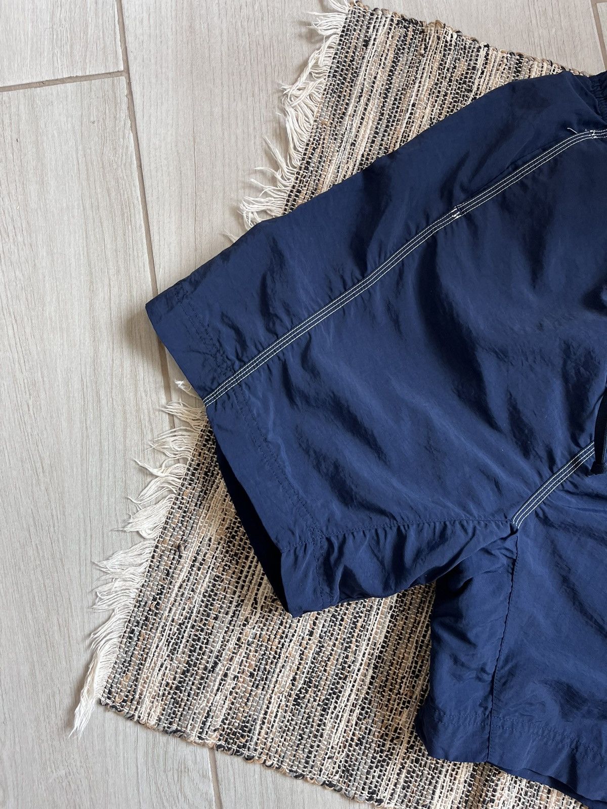 Nike × Vintage Vintage Nike Shorts sportswear blue white size L Size US 34 / EU 50 - 5 Thumbnail