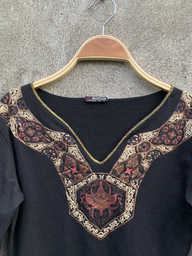 Japanese Brand Morgan de toi gothic tribal flared sleeve Size XS / US 0-2 / IT 36-38 - 3 Thumbnail
