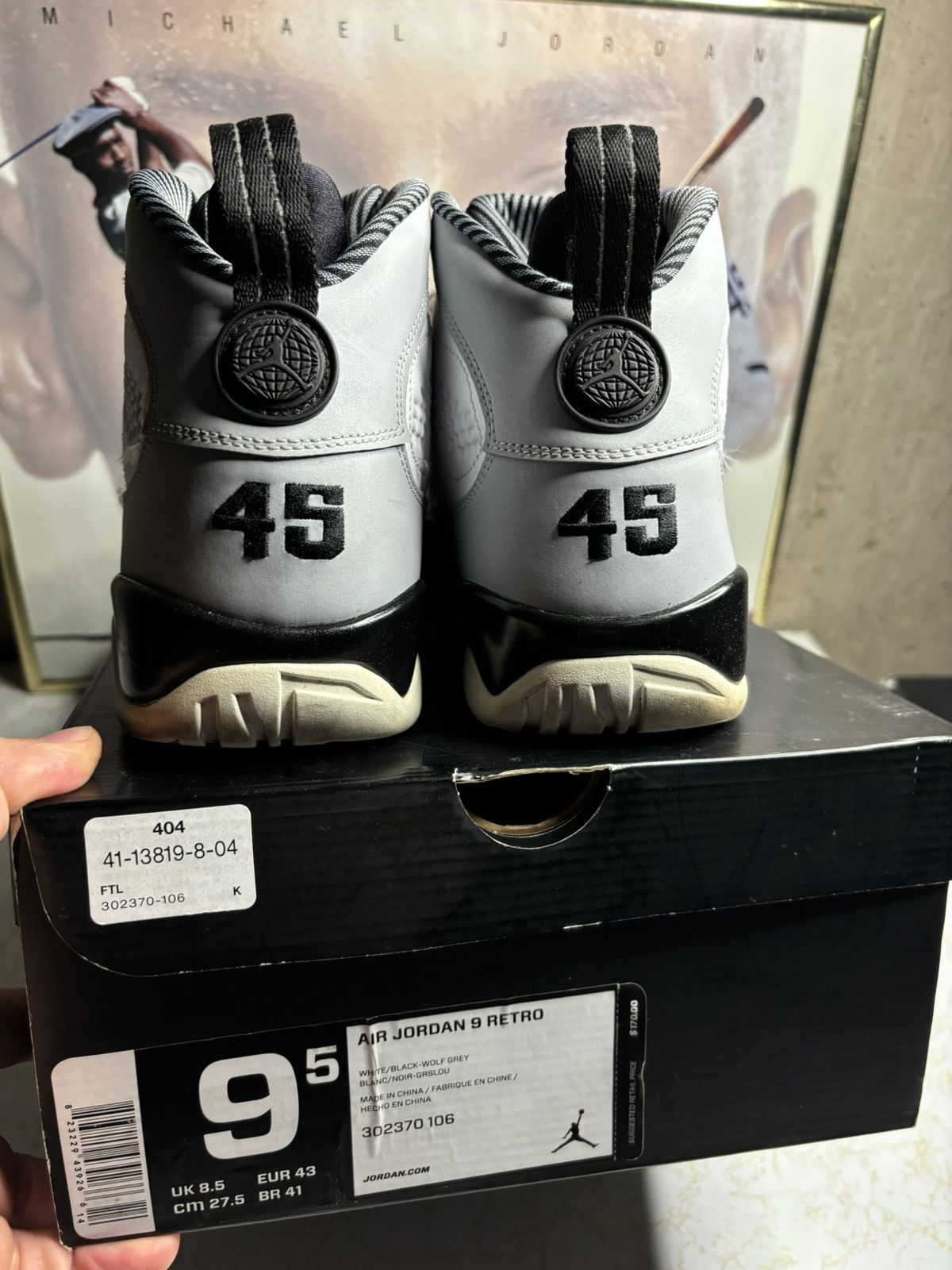 Jordan Brand Jordan Retro 9 ‘baron’ Size US 9.5 / EU 42-43 - 7 Thumbnail