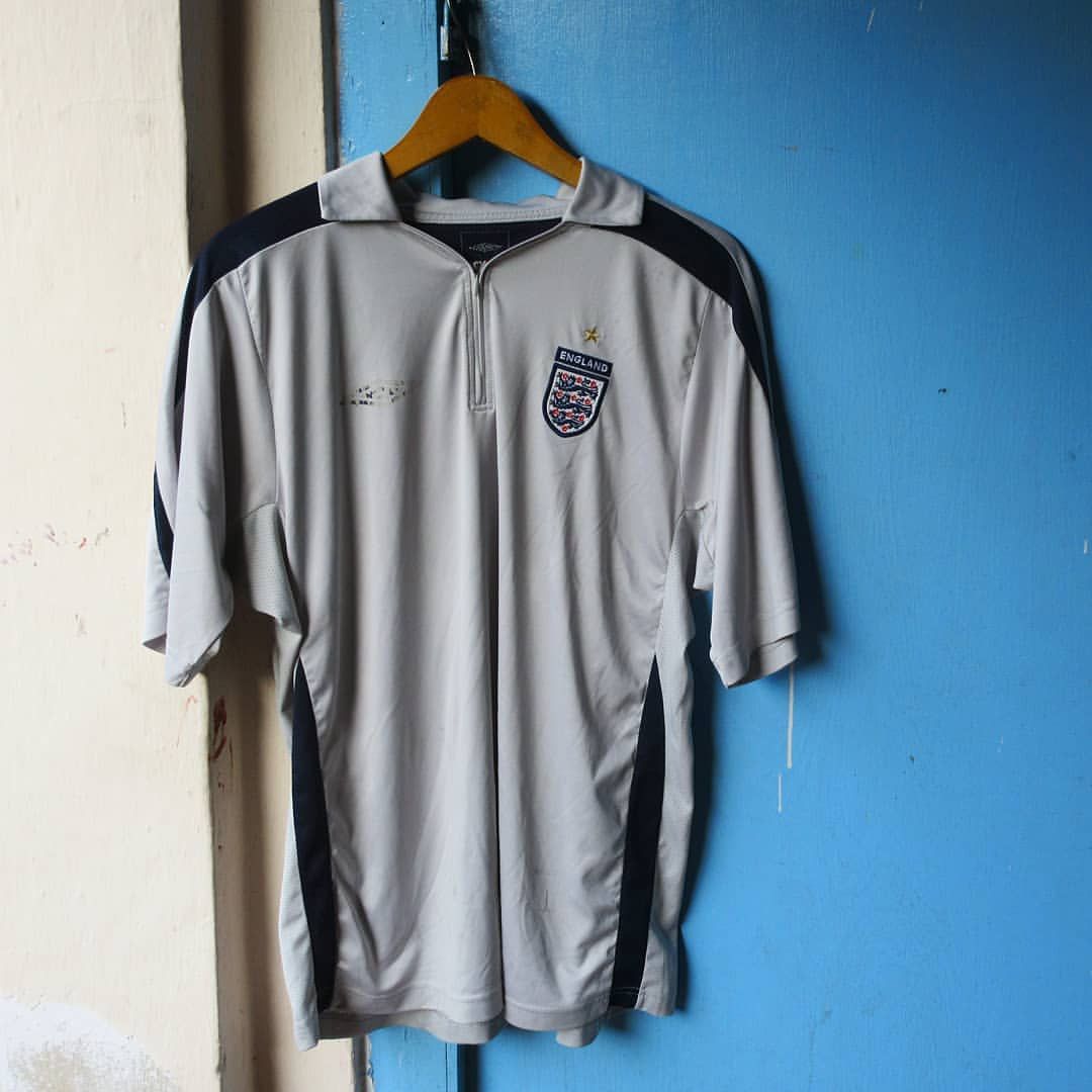 Umbro × Vintage Umbro Uk England Enggerland 3 Lion Coach Jersey Grey shirt Size US L / EU 52-54 / 3 - 1 Thumbnail